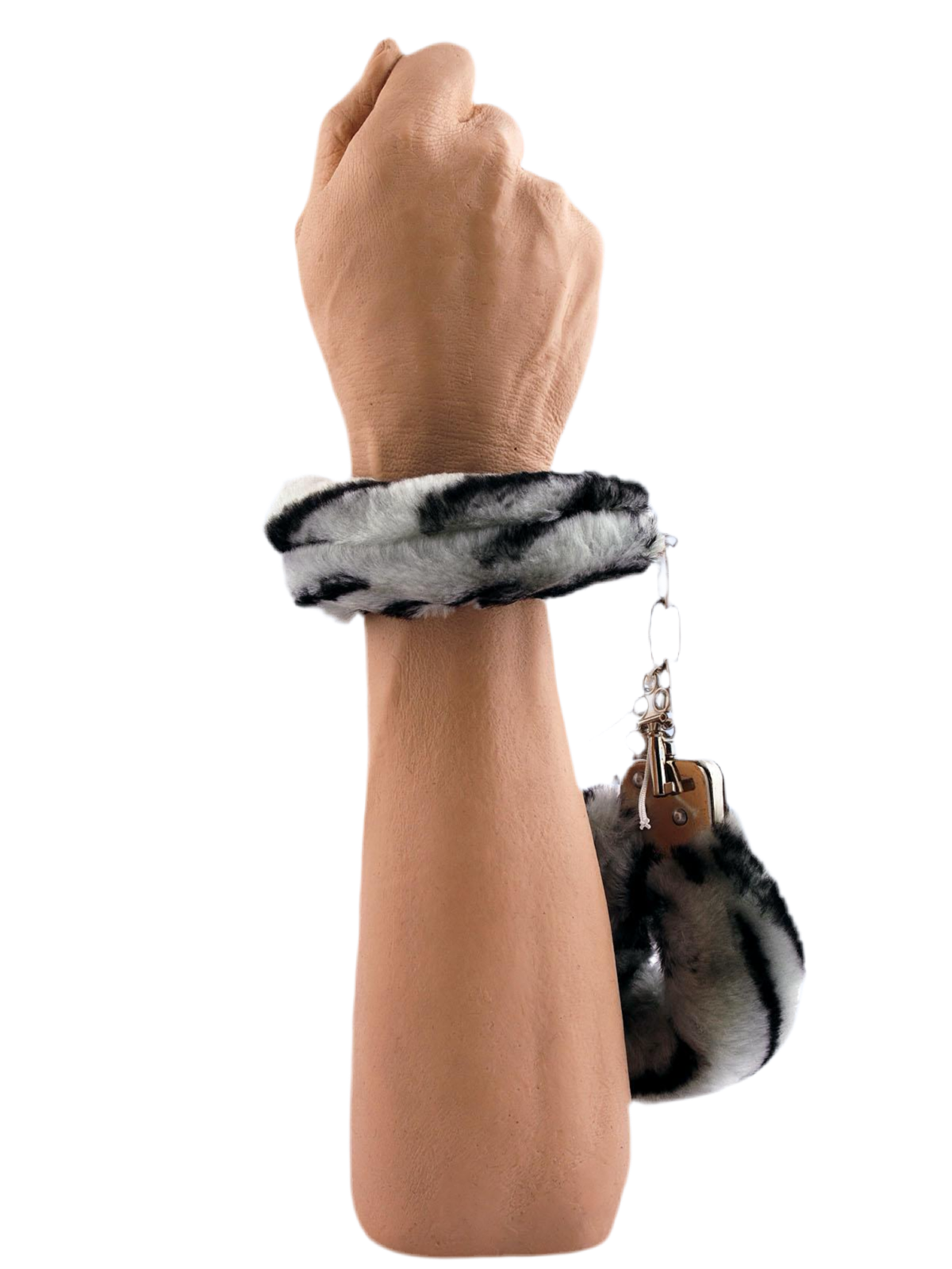 Zebra Plush Handcuffs