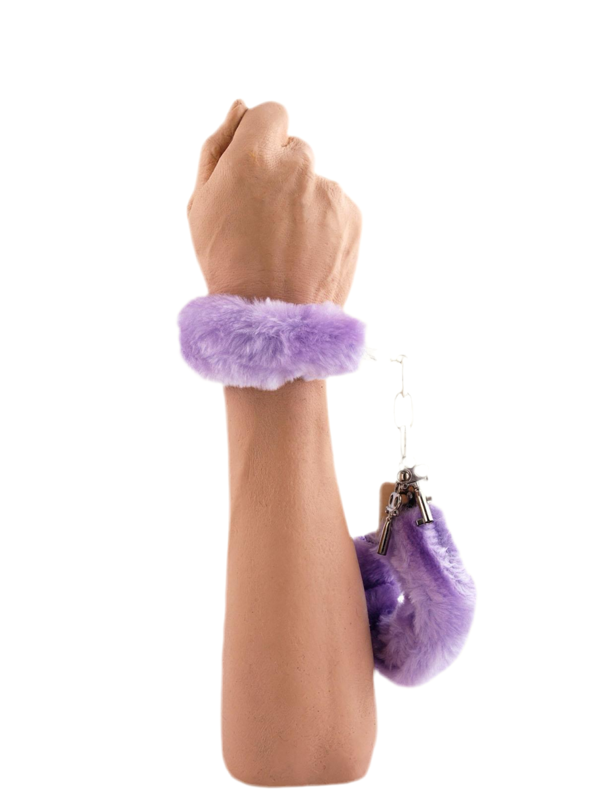 Purple Plush Handcuffs