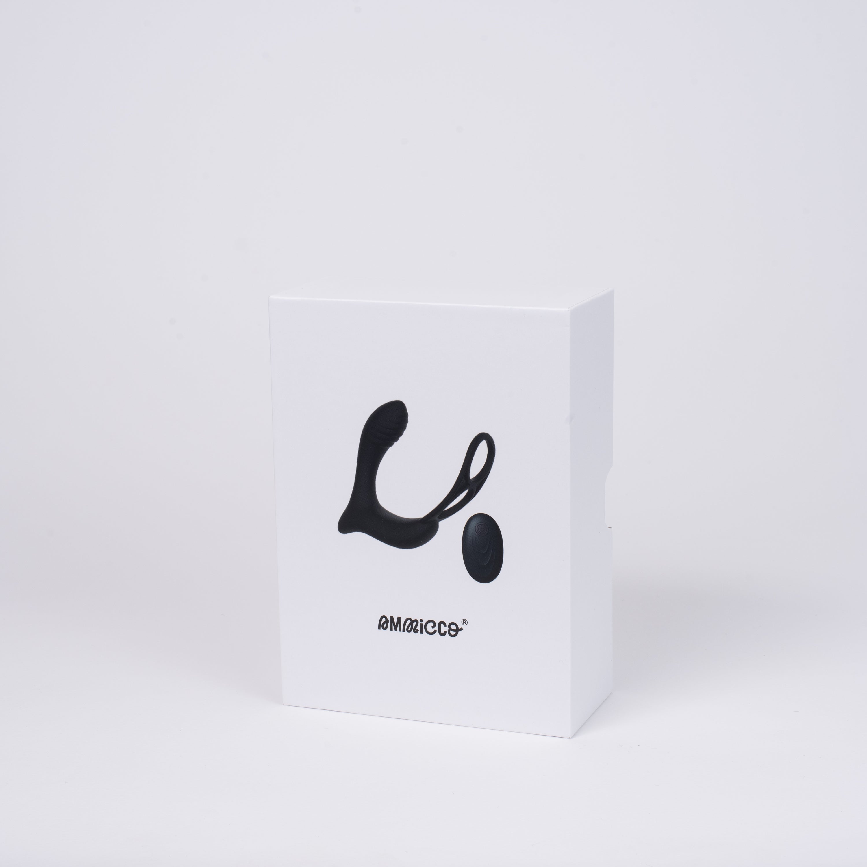 Anello fallico per pene e scroto con inserto plug vibrante, Tripla stimolazione.