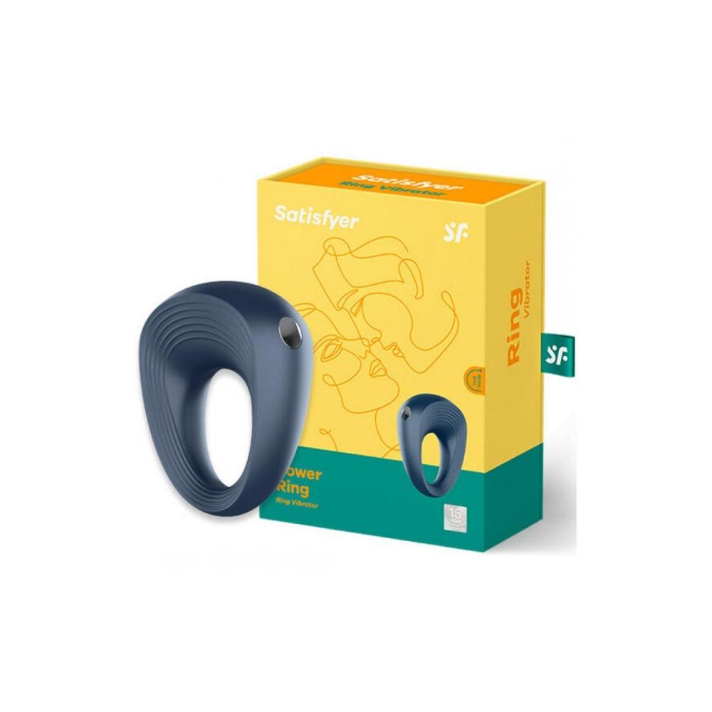 Anello fallico (cockring) 'PowerRing': in silicone biocompatibile e ultra-elastico. Marca: Satisfyer