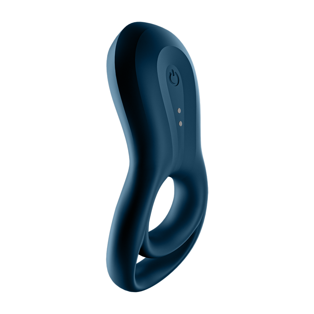 Anello fallico (cockring) vibrante con doppio anello. Maarca: Satisfyer