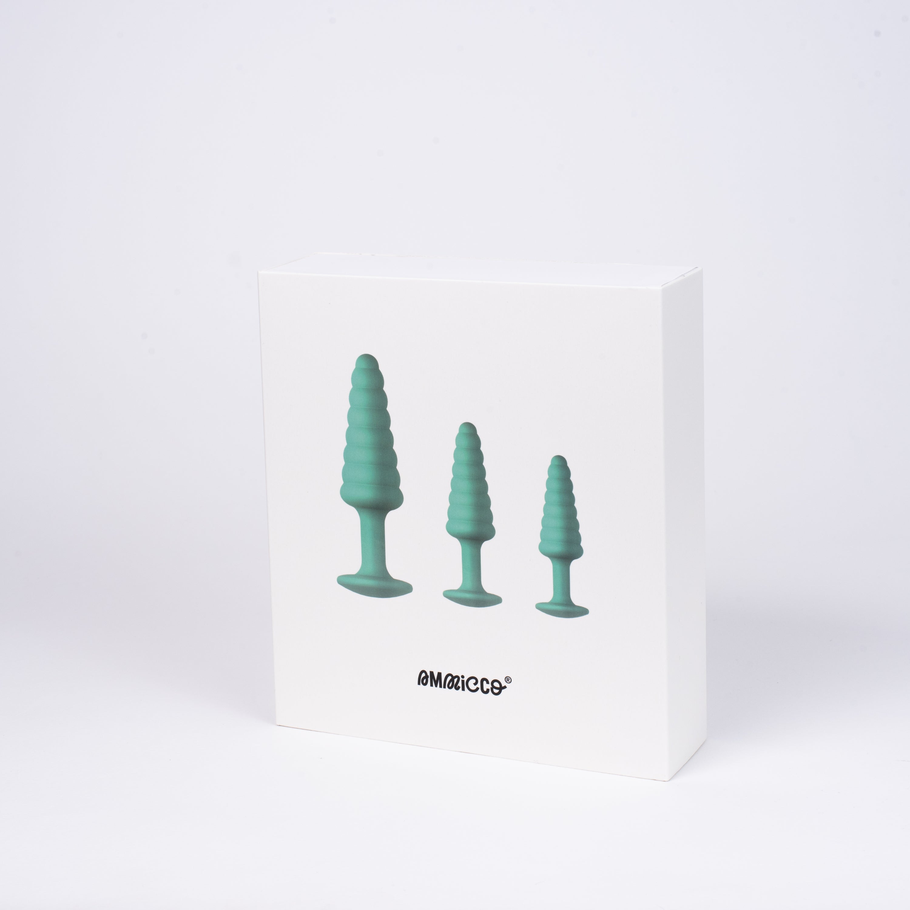 Kit di 3 plug anali di dimensioni crescenti: sextoy anale. 