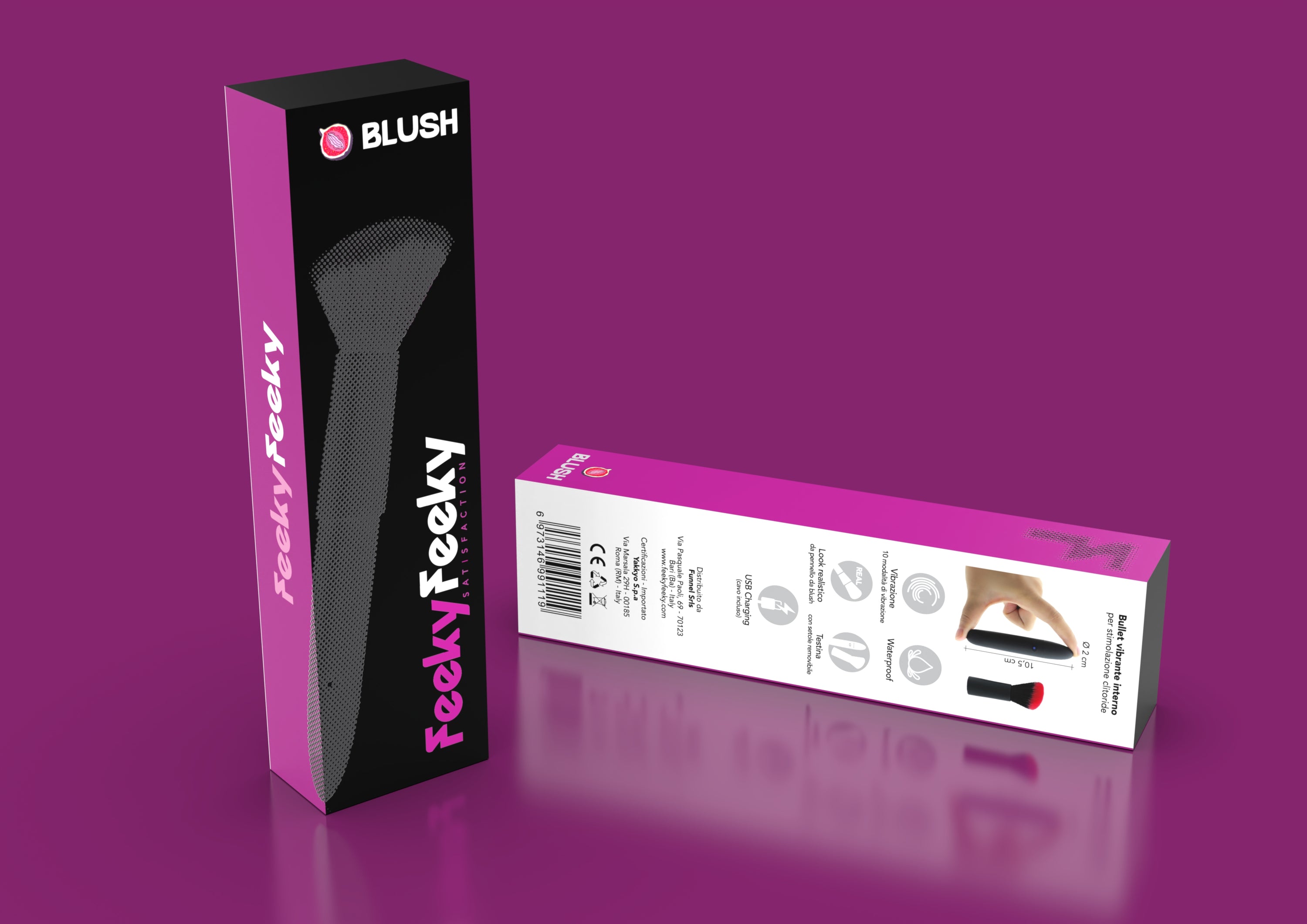 Vibratore - Pennello Blush Vibrante