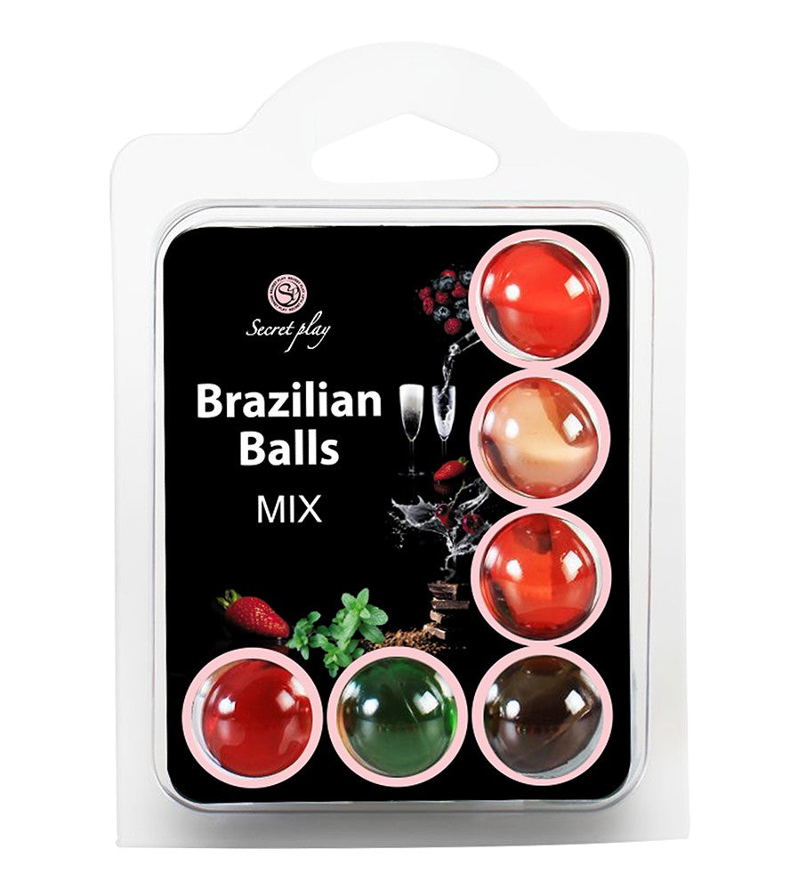 Lasciati avvolgere dagli aromi delle palle: questo set contiene 2 (o 6, se scegli il Mix) palline di lubrificante aromatizzato, che si sciolgono al contatto con il calore della pelle...rendendo ogni momento più fluido e stimolante.