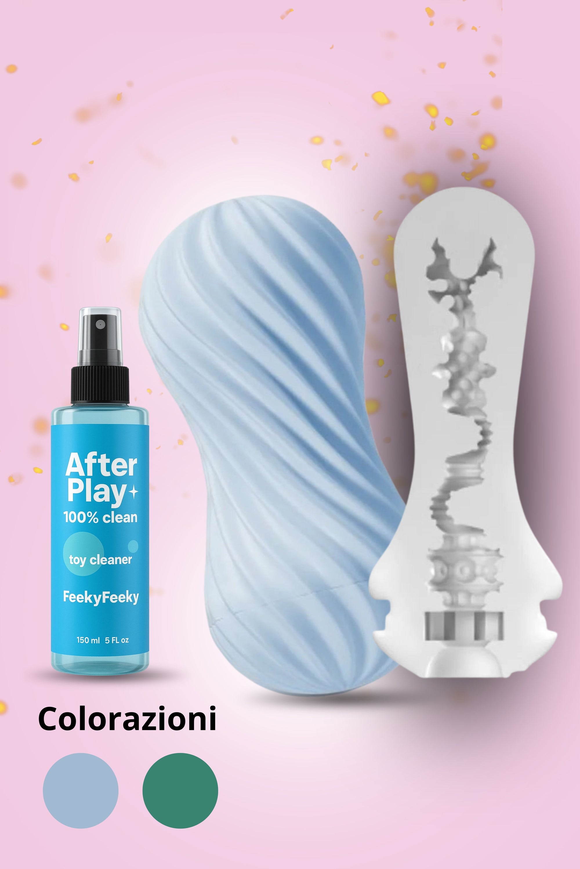 Kit - Masturbatore Flex di Tenga + toy Cleaner