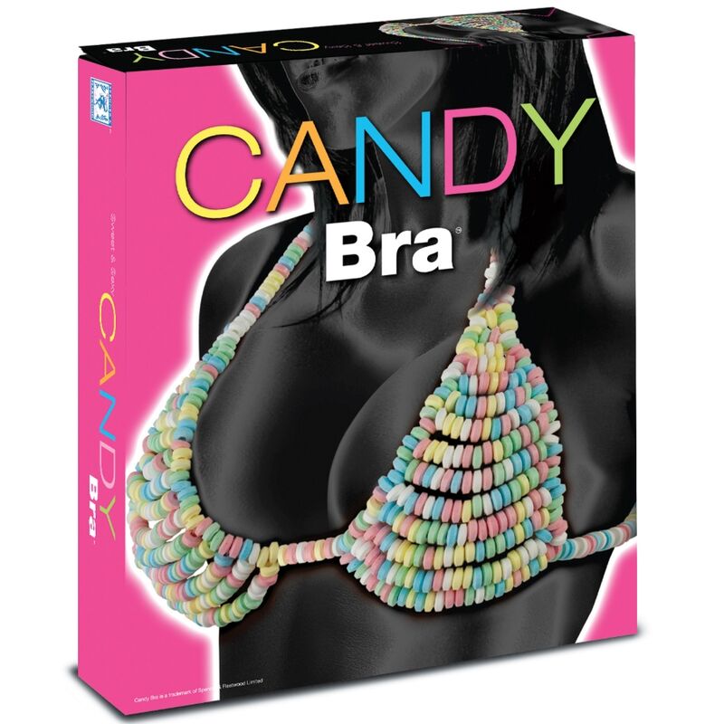 L'intimo irresistibile...che puoi strappare via a morsi! Preparati a far venire l’acquolina in bocca al tuo partner con il nostro irresistibile reggiseno di caramelle! Ogni pezzo è fatto per essere gustato e ammirato, combinando dolcezza e gioco in un'unica esperienza golosa. Perfetto per una serata speciale, questo reggiseno non solo stimola i sensi, ma aggiunge anche un pizzico di ironia e passione al momento.