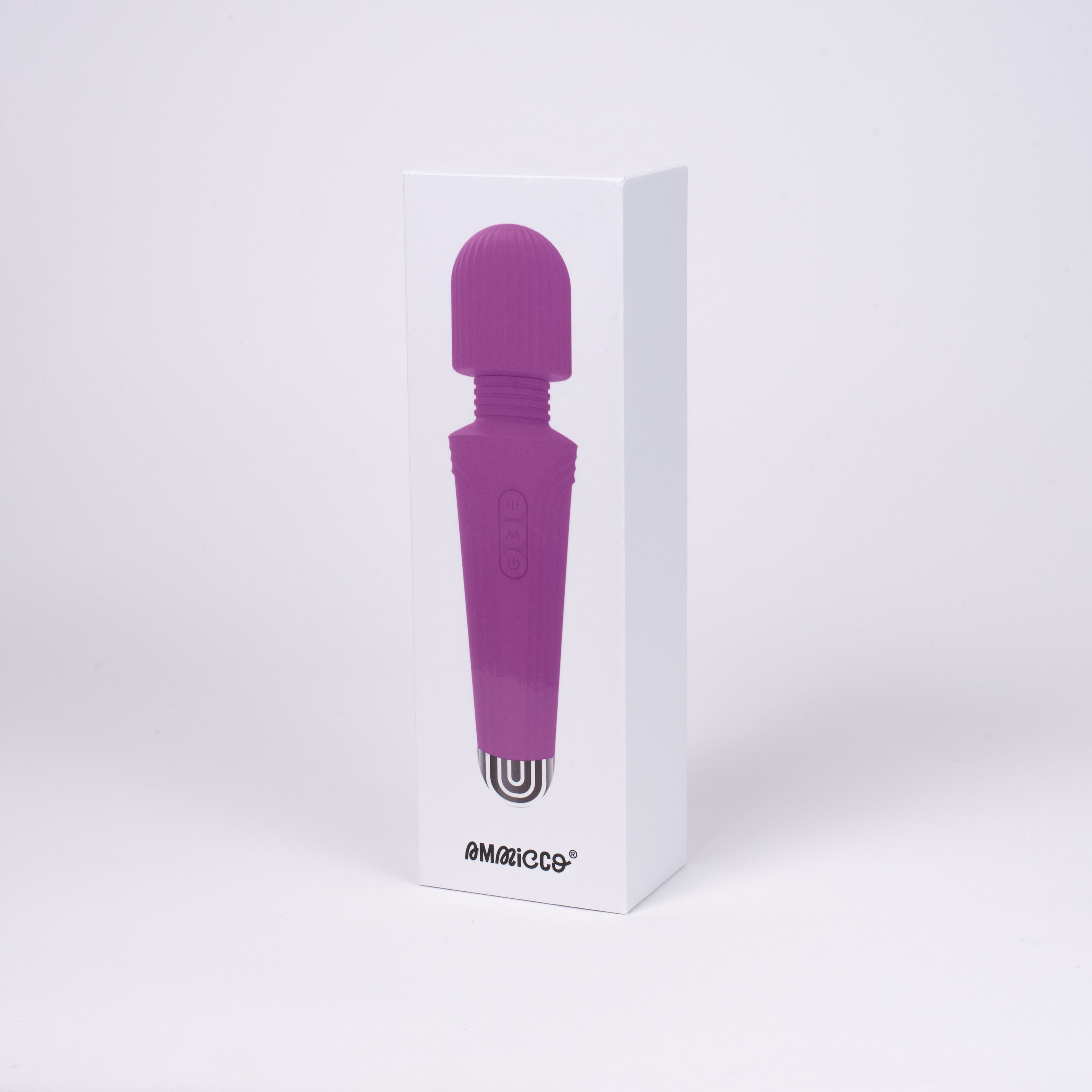 Vibratore Wand da stimolazione esterna 'Canta T...Uuuh': sextoy multi-vibrazione per stimolazione esterna delle zone erogenee. Colore: fucsia; Materiale: silicone/ABS; Marca: Ammicco.
