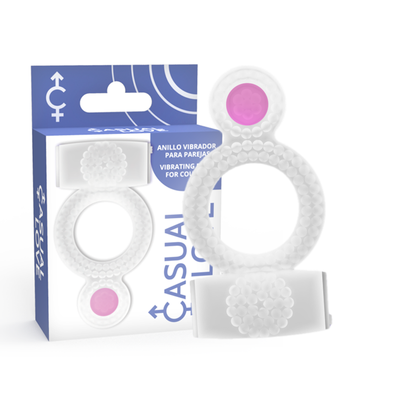 Con Casual Love, l’anello vibrante che sostiene, vibra e stuzzica puoi sperimentare erezioni più potenti e durature, vibrazioni pazzesche e una stimolazione extra anche per lei grazie alla linguetta vibrante… perché ogni dettaglio conta, giusto? 