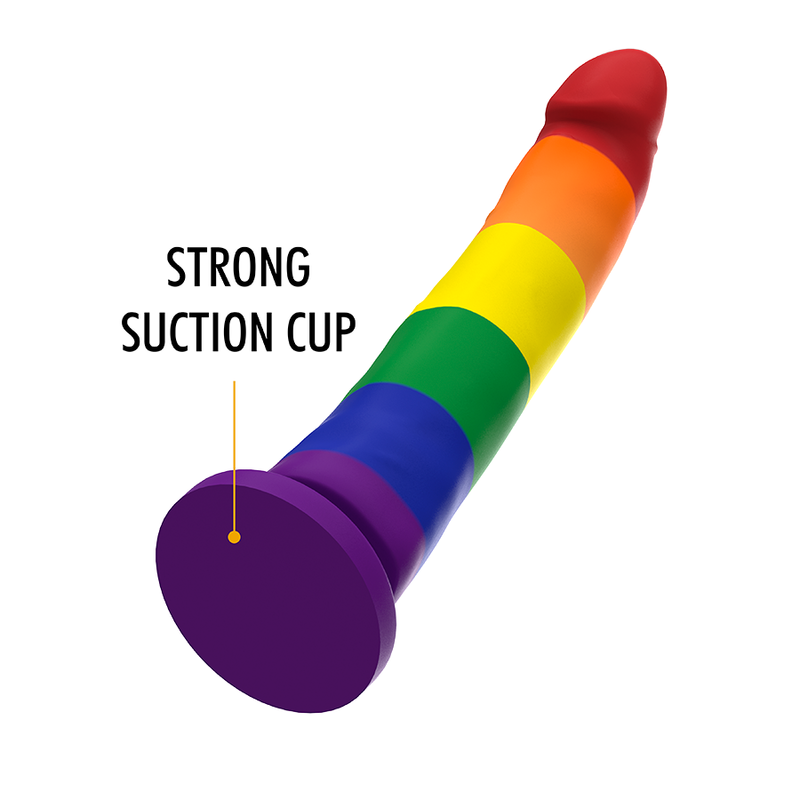 20 cm di pura leggenda, 4 cm di diametro e un look proudly irresistibile. Il dildo Pride Mythology non è solo grande. È grande stile, grande flessibilità, grande goduria. 