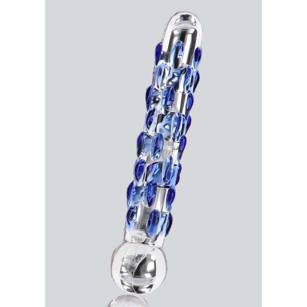 Con le sue protuberanze blu scintillanti,questo dildo in vetro è pronto a farti brillare come un diamante. Perfetto per chi ama stimolazioni intense, Diamond Dazzler è il partner ideale per esplorare il piacere in solitaria, ma anche in coppia.
