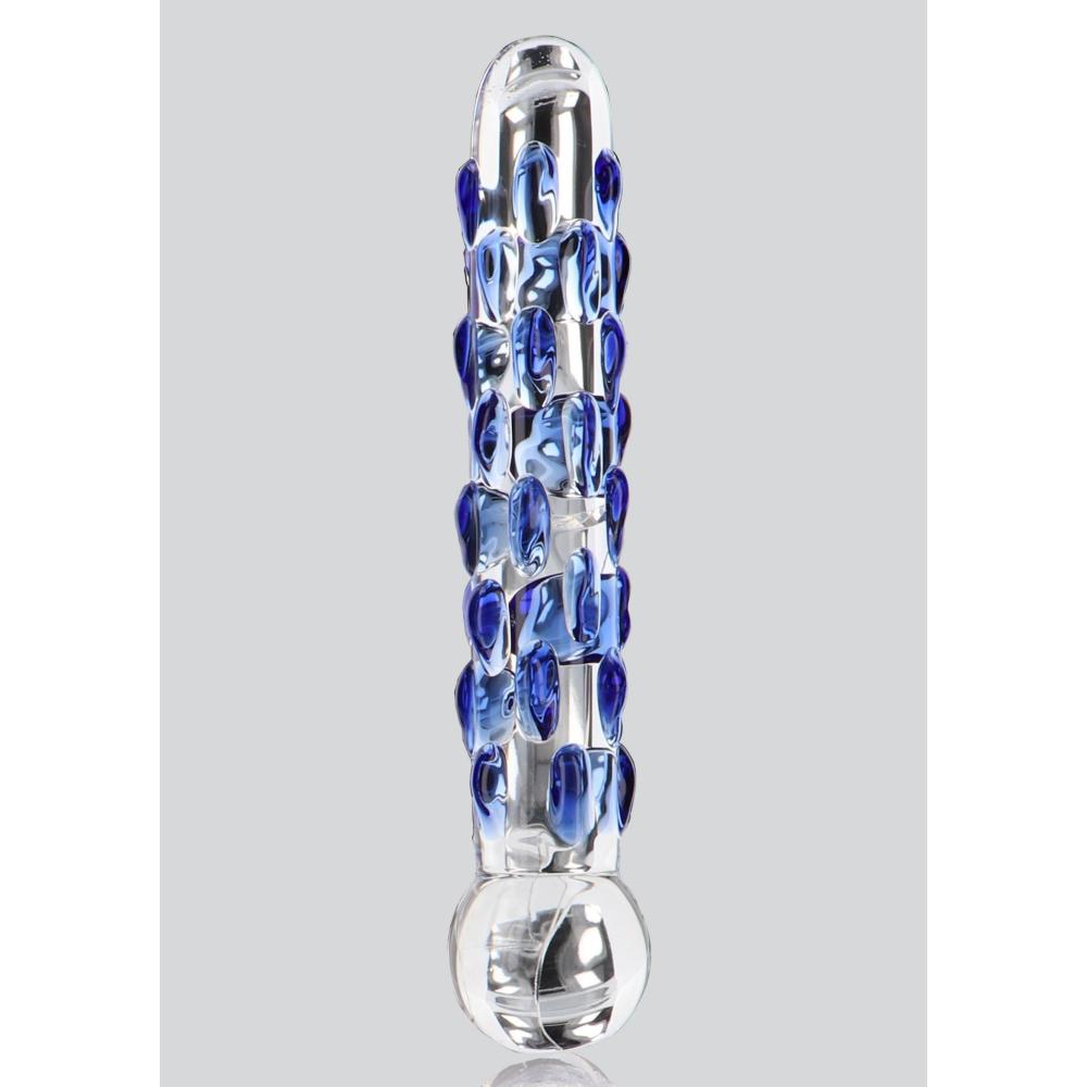 Con le sue protuberanze blu scintillanti,questo dildo in vetro è pronto a farti brillare come un diamante. Perfetto per chi ama stimolazioni intense, Diamond Dazzler è il partner ideale per esplorare il piacere in solitaria, ma anche in coppia.