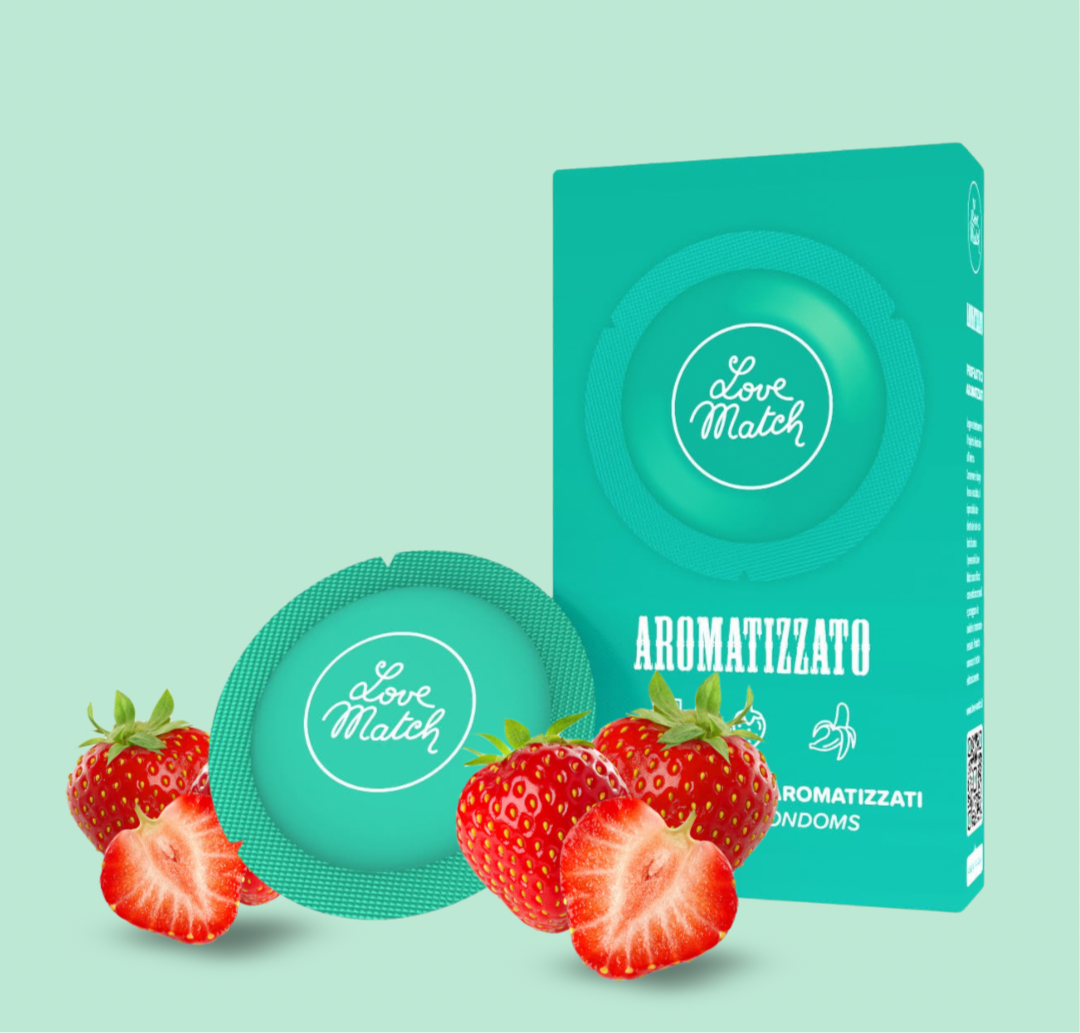 3 Flavored Condoms - Strawberry