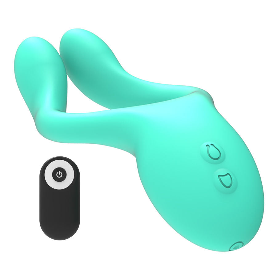 FROG: vibratore sextoy telecomandato multifunzione che stimola sia lui che lei simultaneamente. Perfetto per coppie, ergonomico, multi-stimolazione.