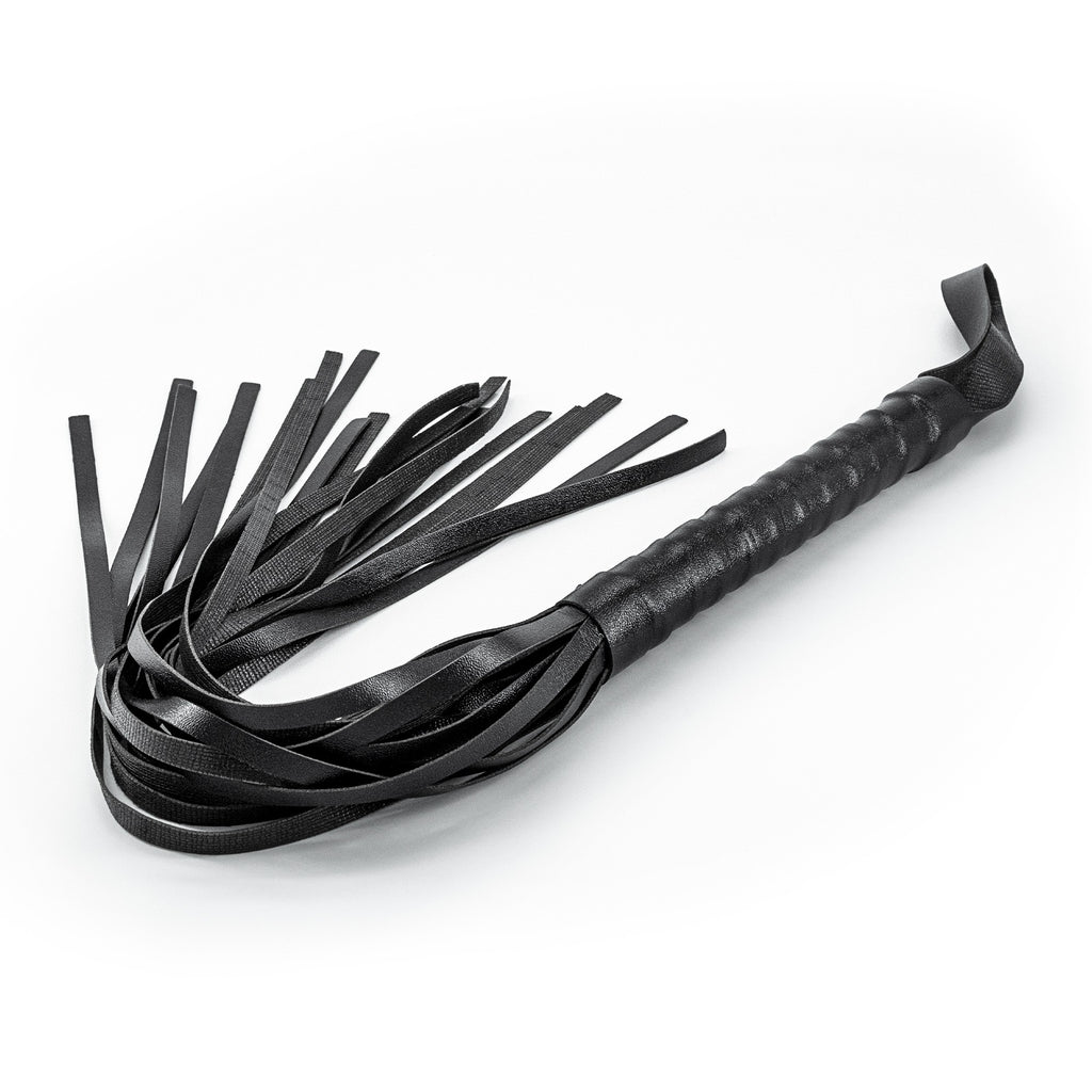 Kit Bondage Christian: kit di 8 prodotti per esperienze bondage. Frustino, gagball, collare, manette, polsiere, benda per occhi e corda in cotone.- Frustino