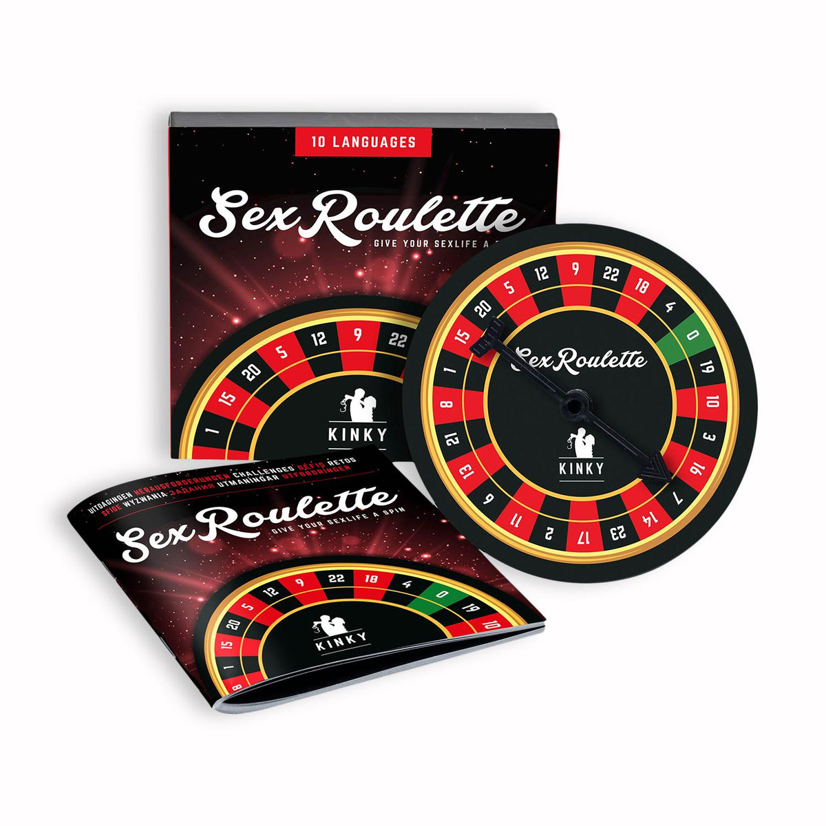 Sex Roulette Kinky: un gioco erotico per coppie da 24 sfide incentrato sul farvi sperimentare insieme forme di piacere differenti ed esplorare.