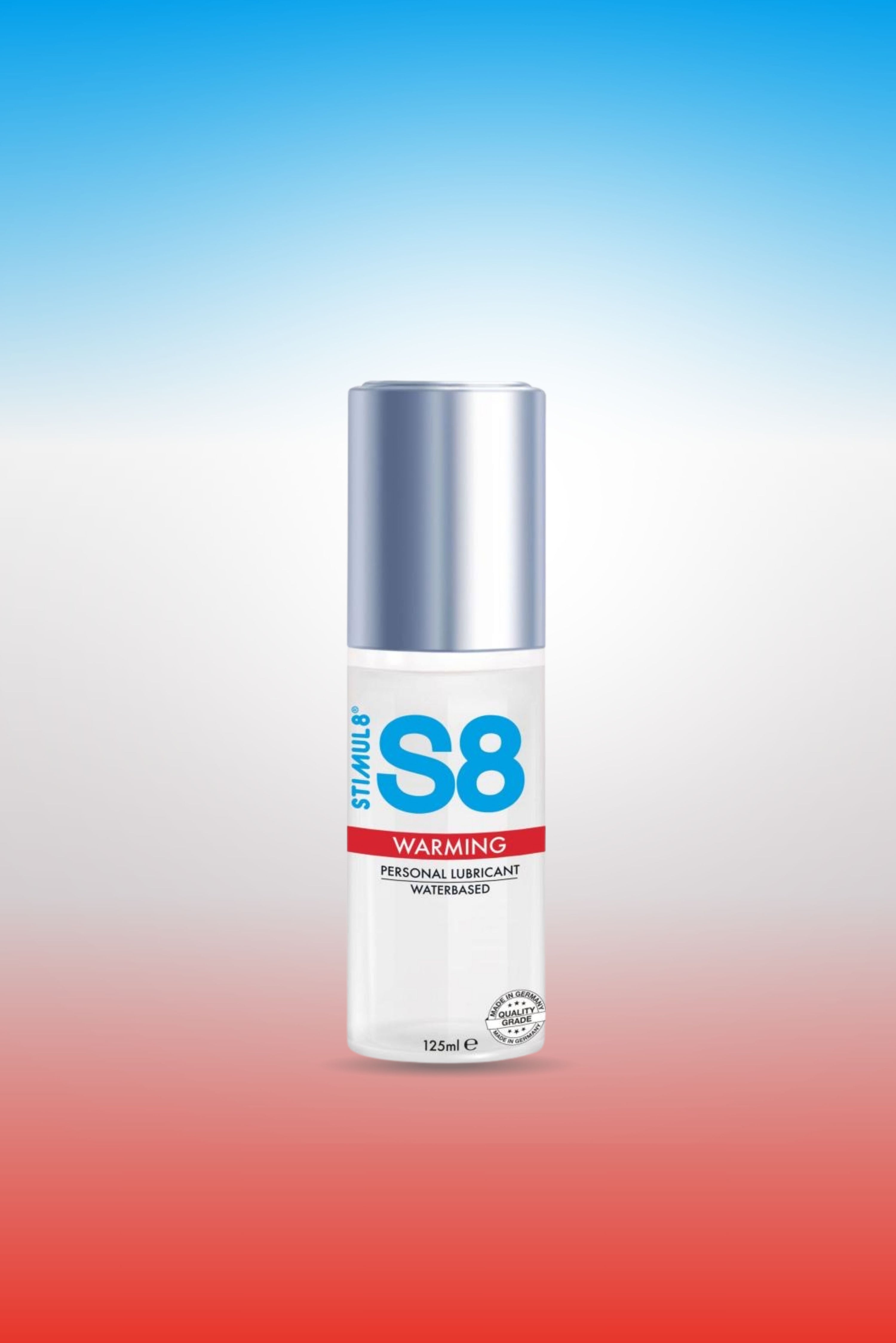 S8 - Wärmendes Gleitmittel auf Wasserbasis 125 ml