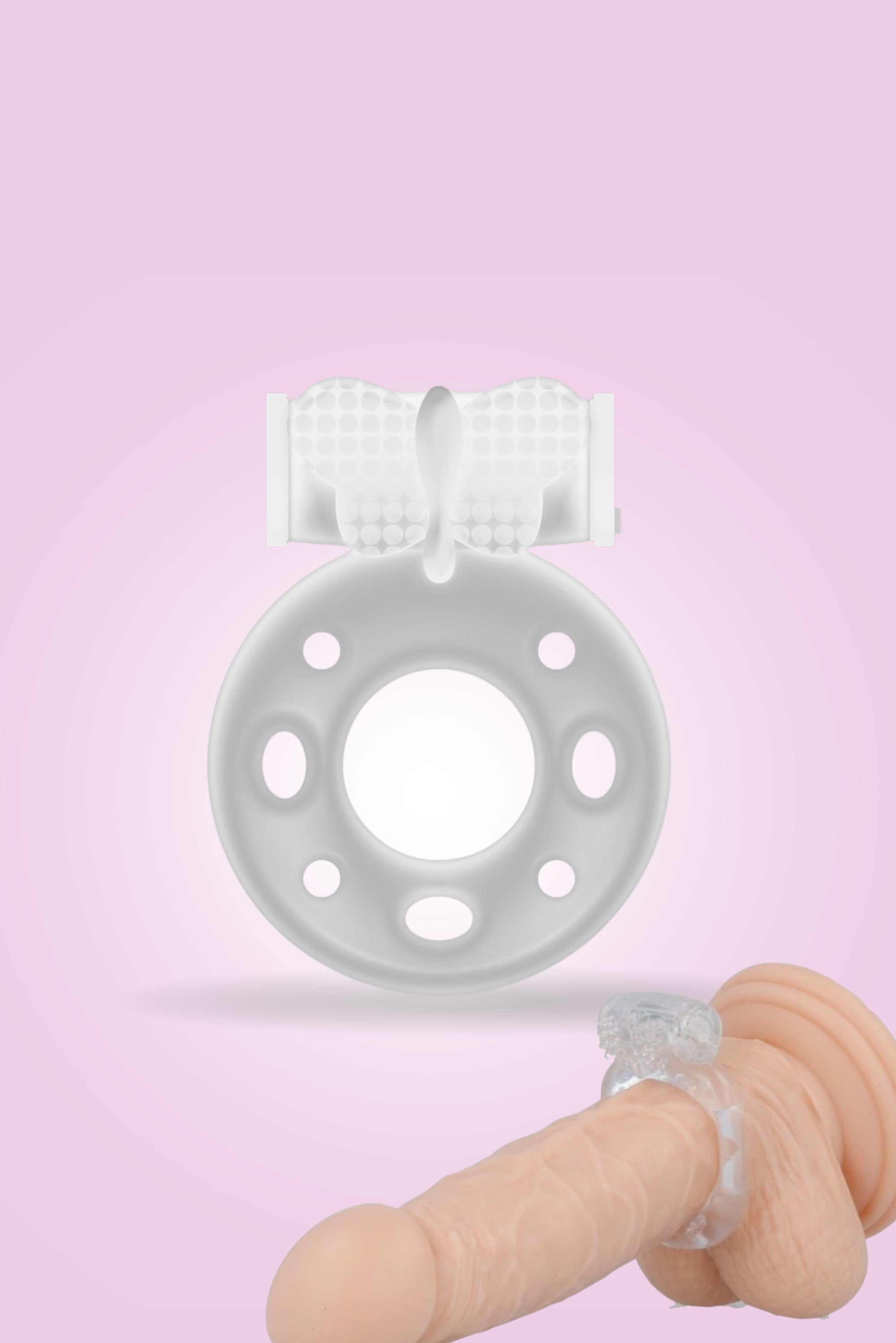 Casual Love Vibrating Ring TRANSPARENT