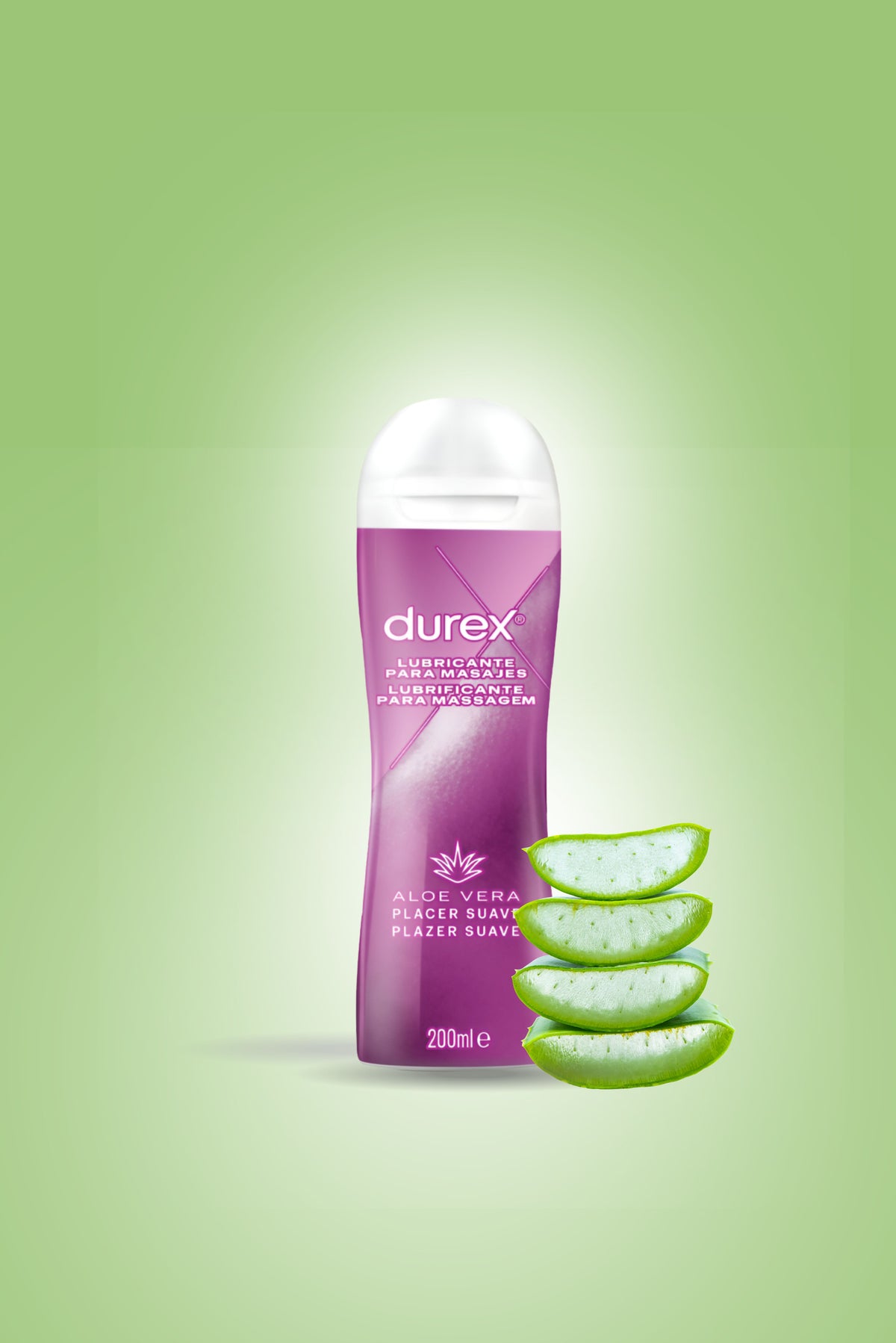 Durex Massage 2 in 1 Gleitmittel 200ml Aloe Vera