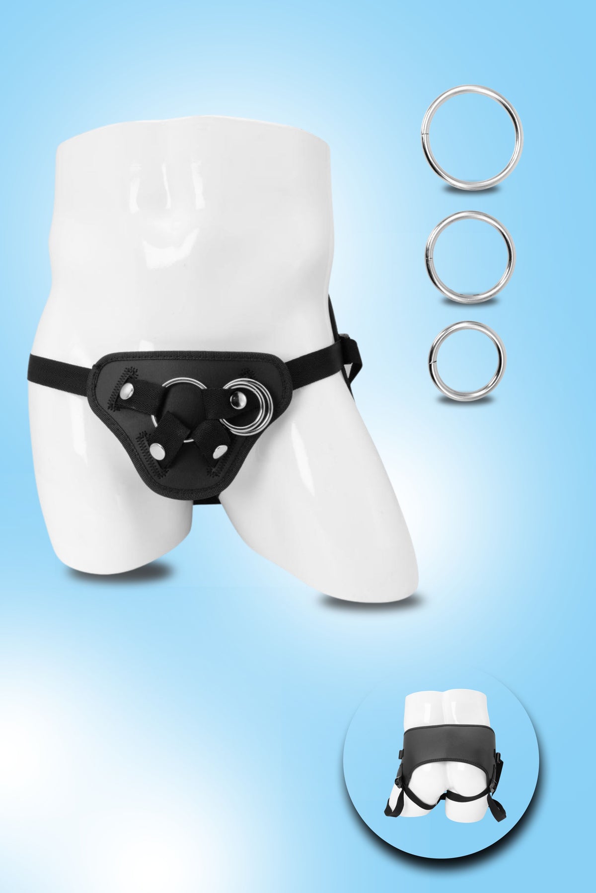 Strap On cinta con anelli