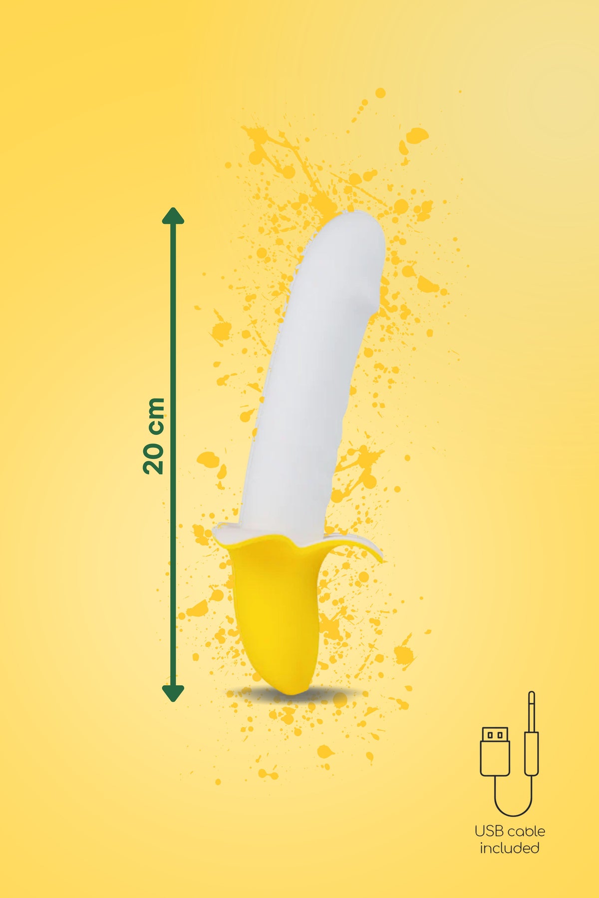 Fruit of Love Bananen-G-Punkt-Vibrator - 20 cm