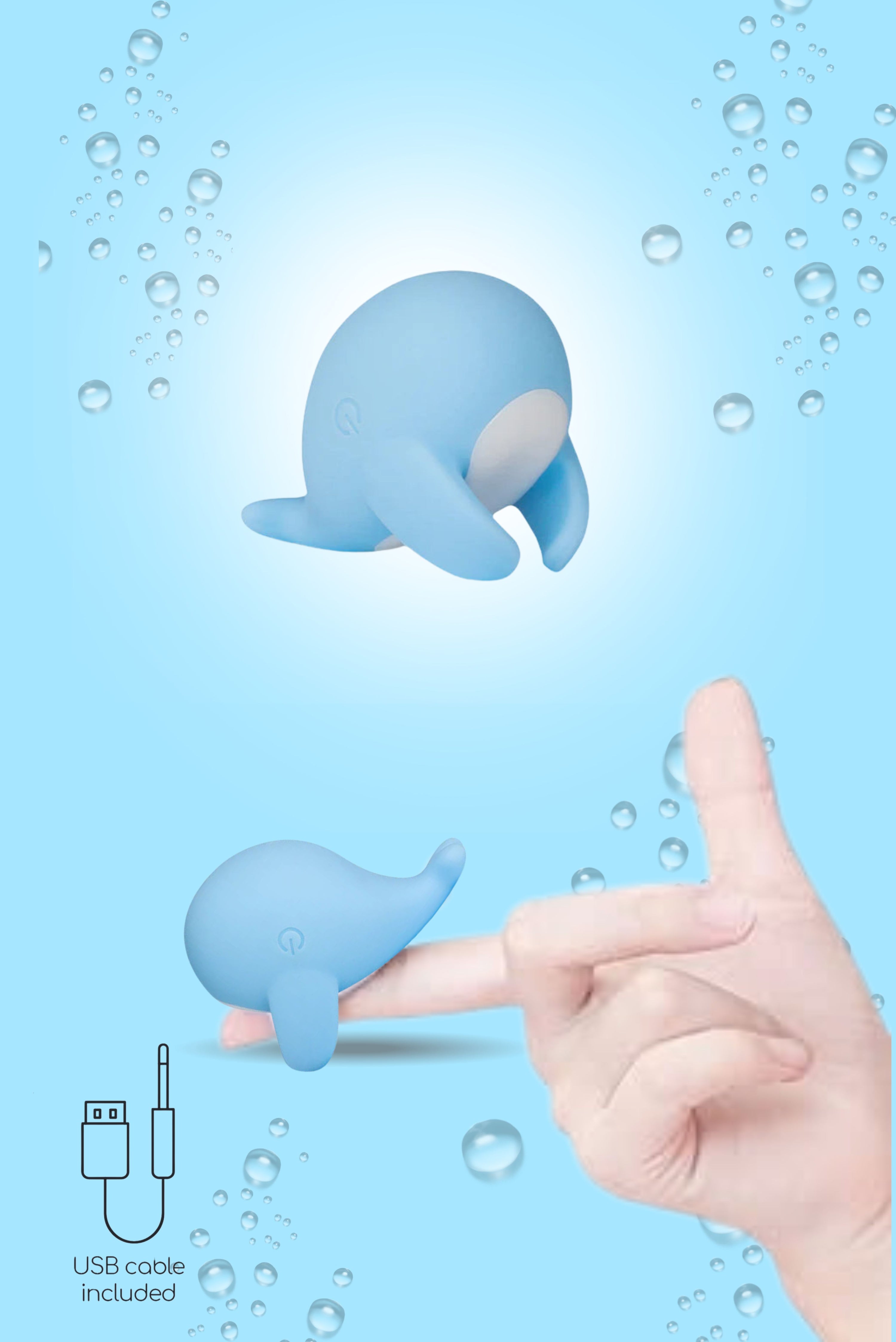 Little Whale Finger Vibrator