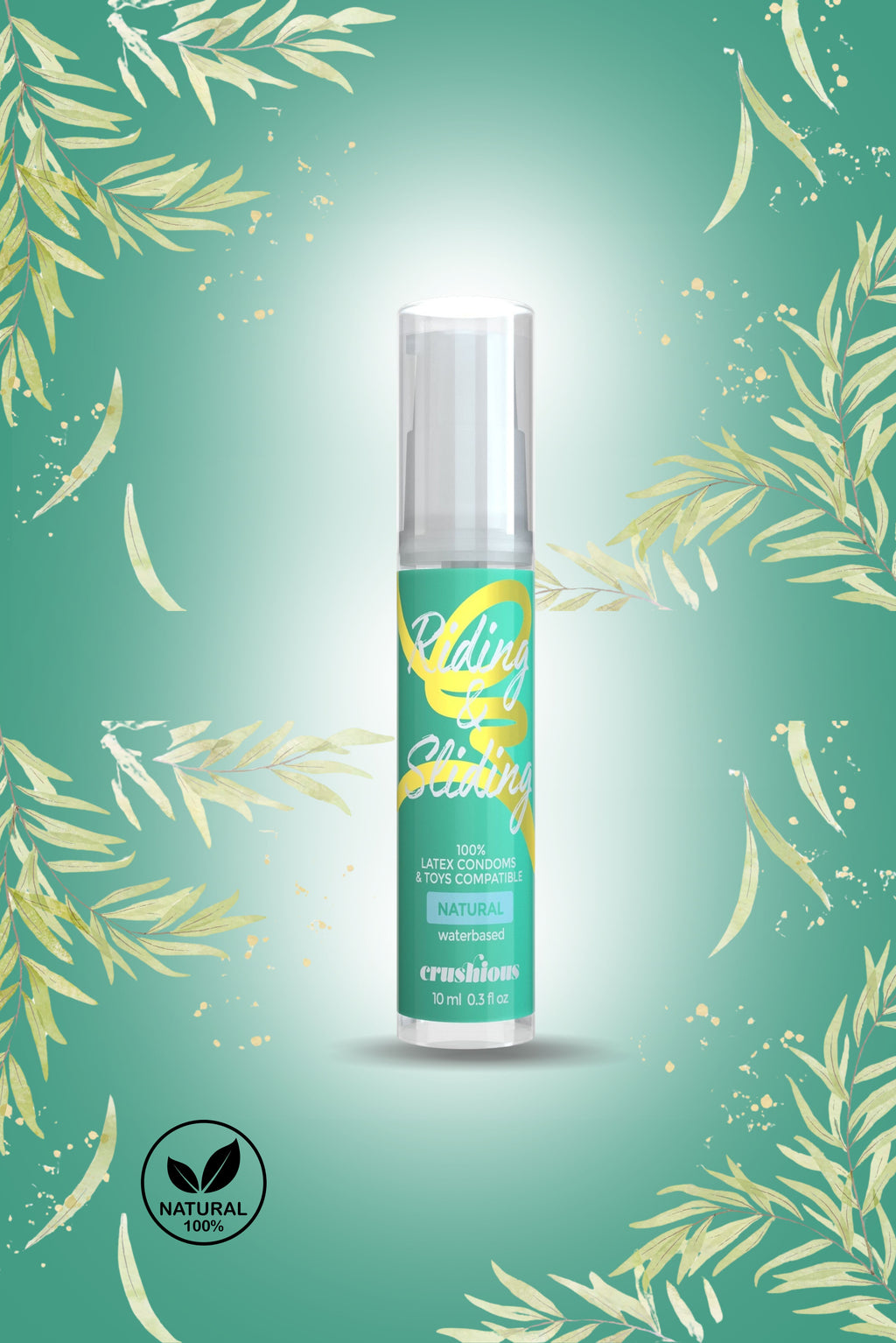 Gelee-Gleitmittel auf Wasserbasis - Riding &amp; Sliding Natural 10 ml