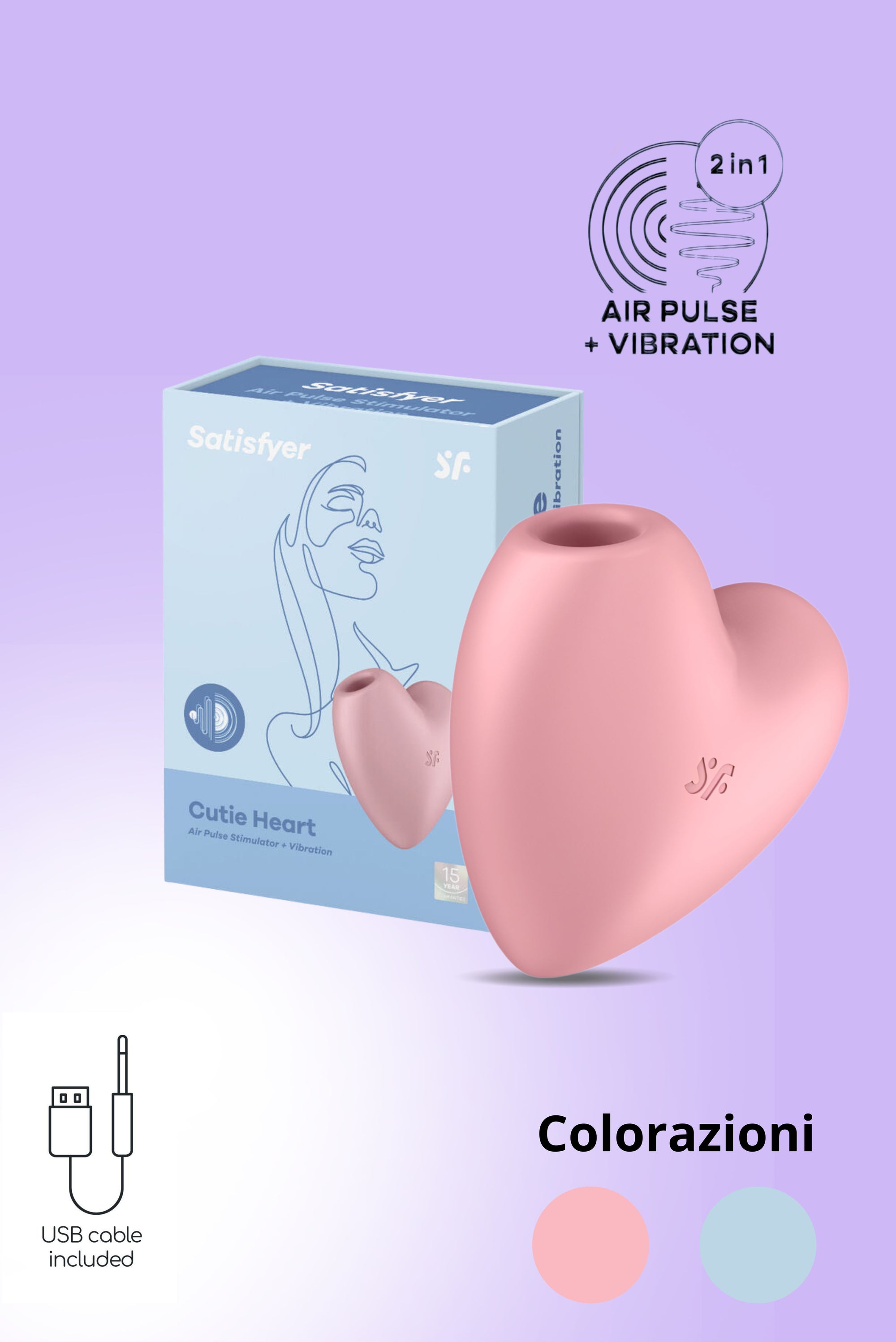 Satisfyer Heart-pounding Clit Sucker Vibrator