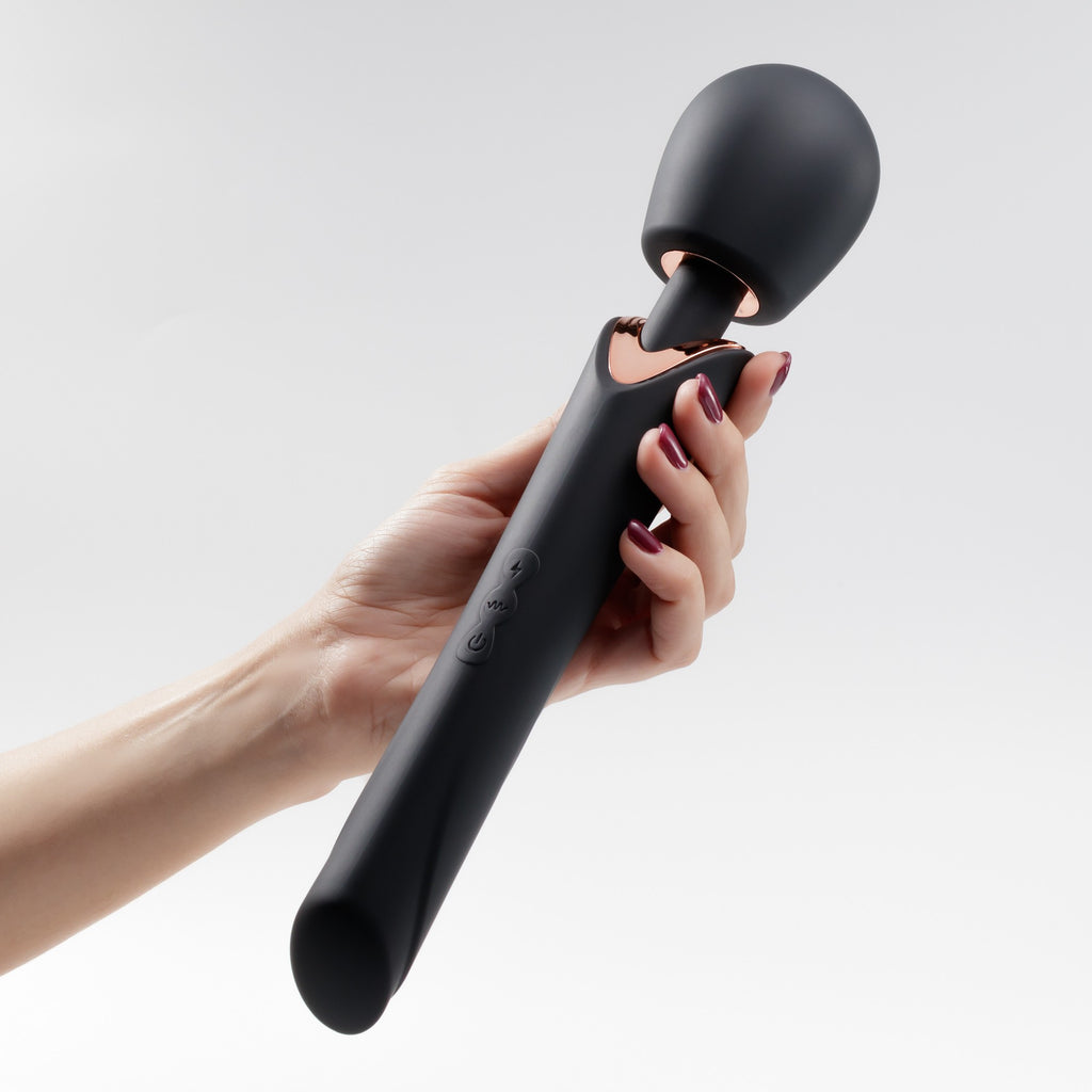 HOLLY MASSAGGIATORE A WAND RICARICABILE NERO