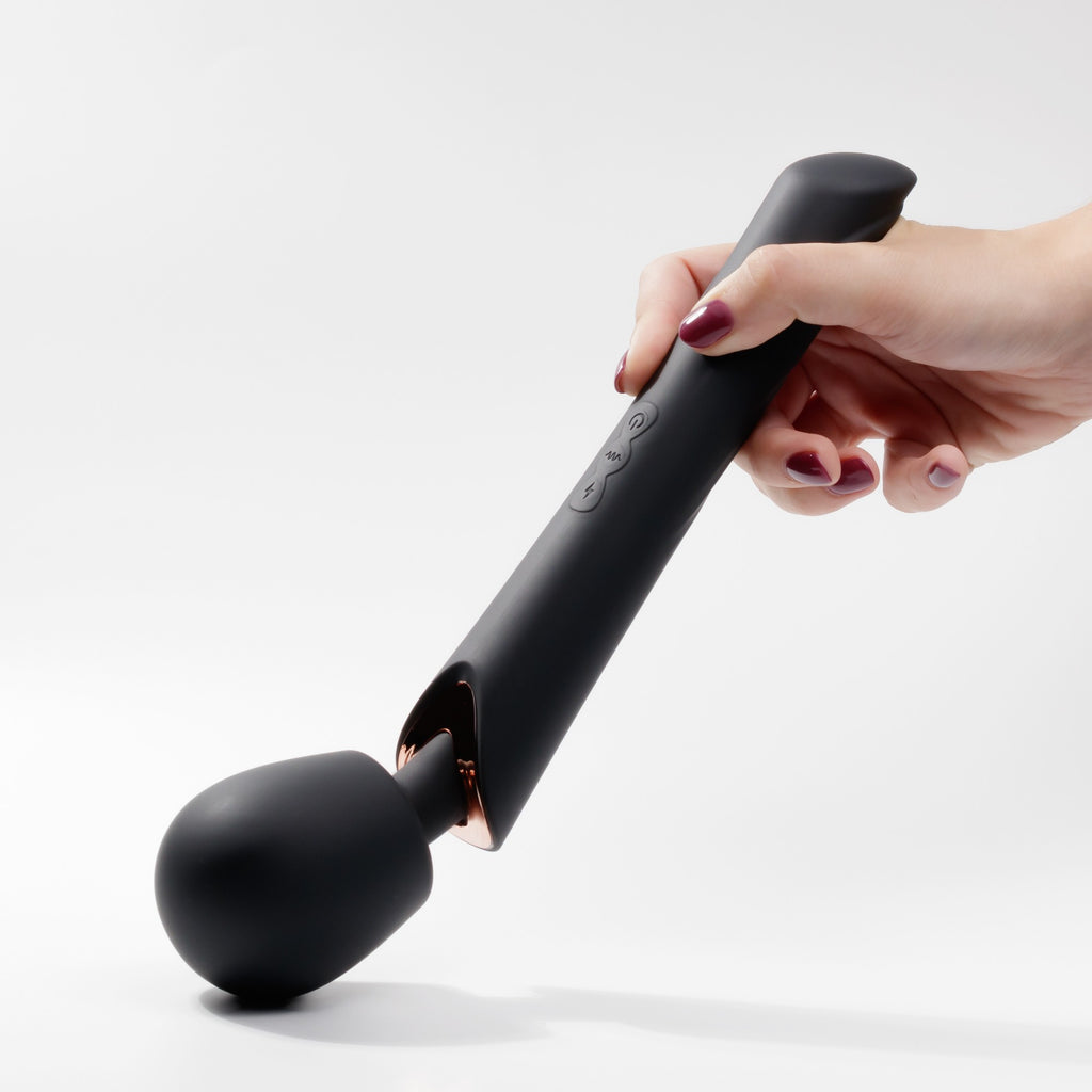 HOLLY MASSAGGIATORE A WAND RICARICABILE NERO