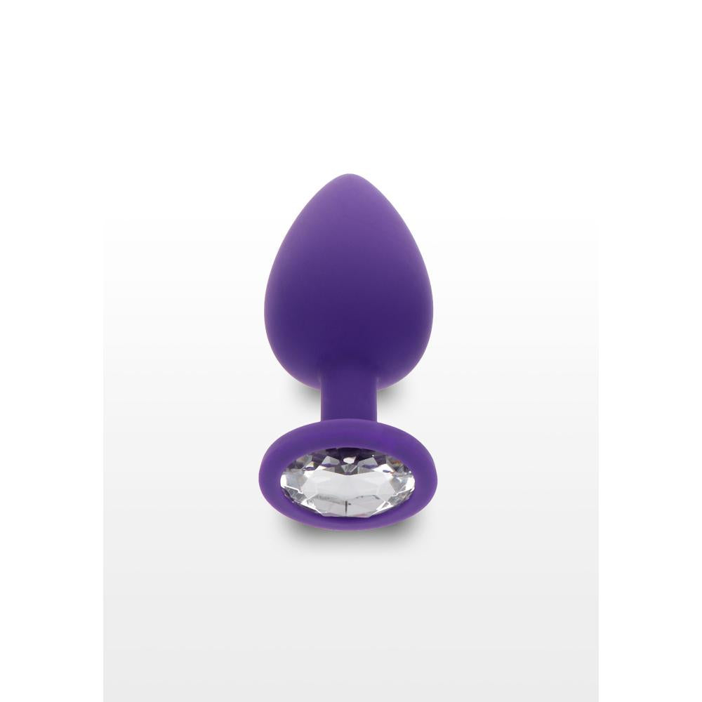 Il Plug Intense Shelki di taglia L in silicone viola vellutato e` pensato per chi ama giocare... a fondo. Morbido al tatto e deciso nella forma, questo plug regala una stimolazione piena e appagante, perfetta per chi, di esperienza, ne ha gia` almeno un po'. 