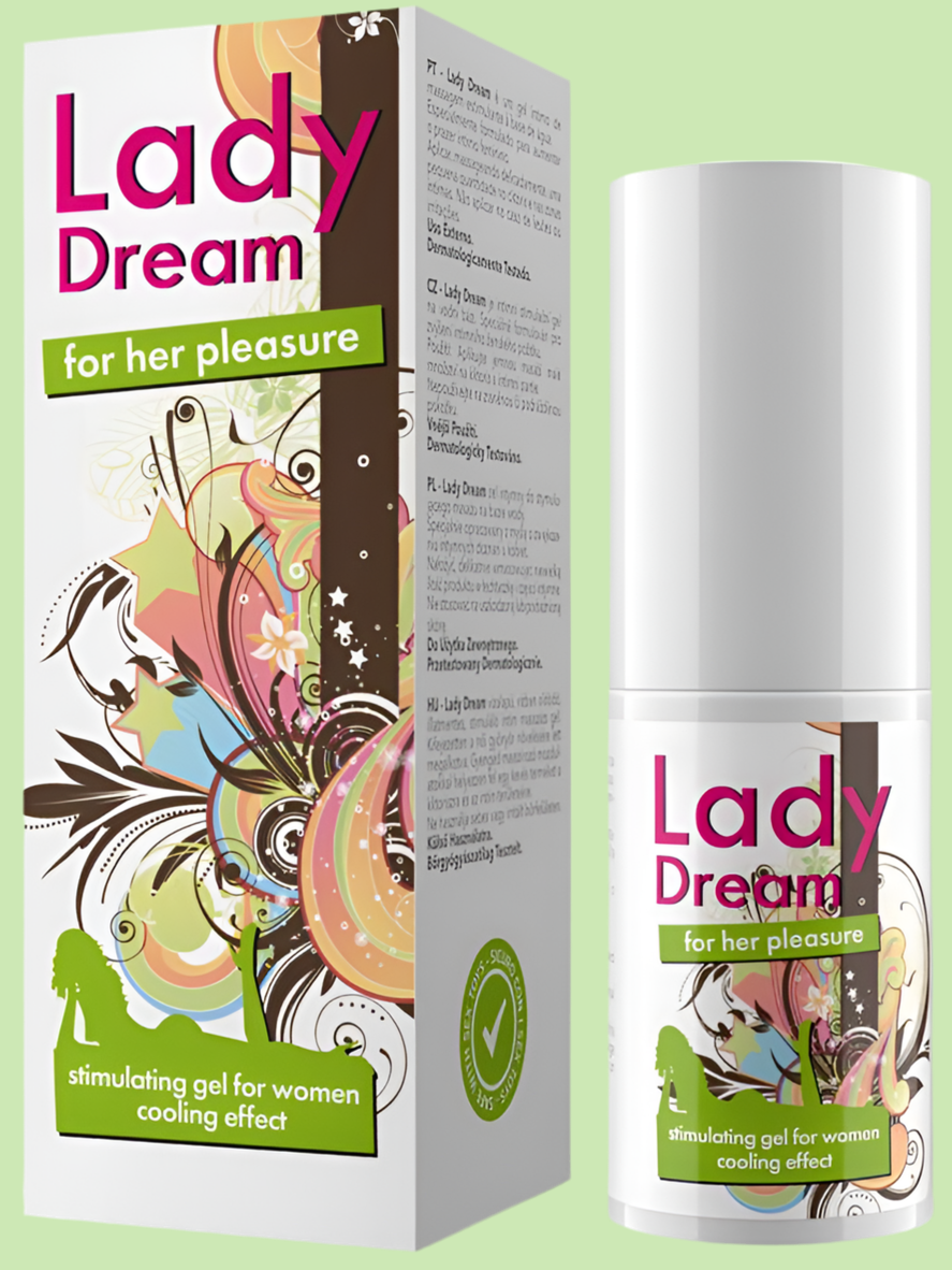 Preparati a conoscere Lady Dream, il gel stimolante clitorideo che trasformerà ogni tuo incontro in un'esperienza da favola (ma molto, molto più piccante!).  
