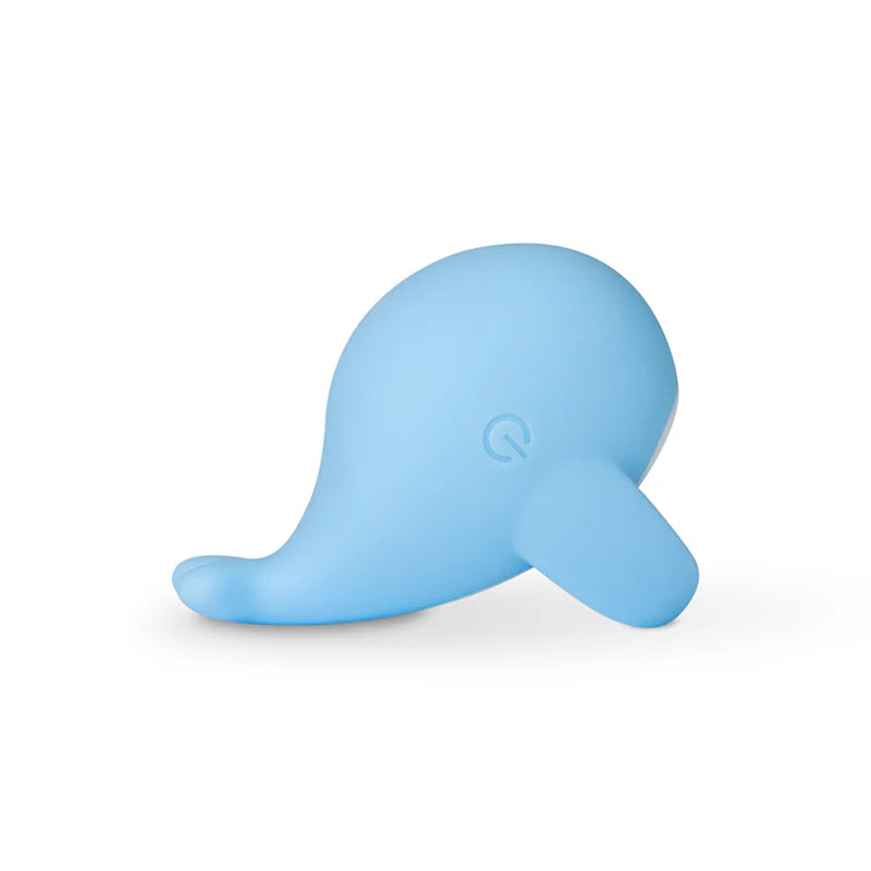 Vibratore e Stimolatore da stimolaziome esterna LittleWhale: forma di piccola balena, sex toy tascabile, multi-vibrazione. Materiale: Silicone/ABS; Marca Produttore: Ammicco.