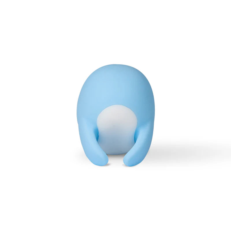 Vibratore e Stimolatore da stimolaziome esterna LittleWhale: forma di piccola balena, sex toy tascabile, multi-vibrazione. Materiale: Silicone/ABS; Marca Produttore: Ammicco.