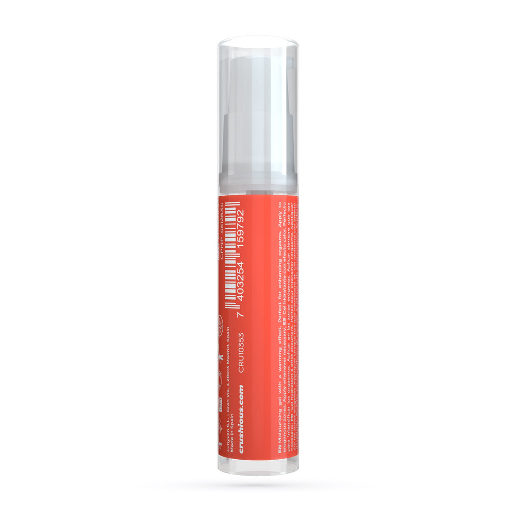 Lubrificante Crushios A fuego lento: lubrificante ad effetto riscaldante compatibile con ogni tipo di sextoy e preservativo. Confezione da 10ml