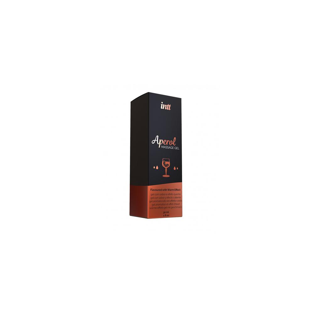 Aperol: il lubrificante aromatizzato ad effetto riscaldante dal gusto di Aperol Spritz. Perfetto per ogni pratica intima: dai massaggi alla panetrazione. 100% baciabile e compatibile con sextoy e preservativi