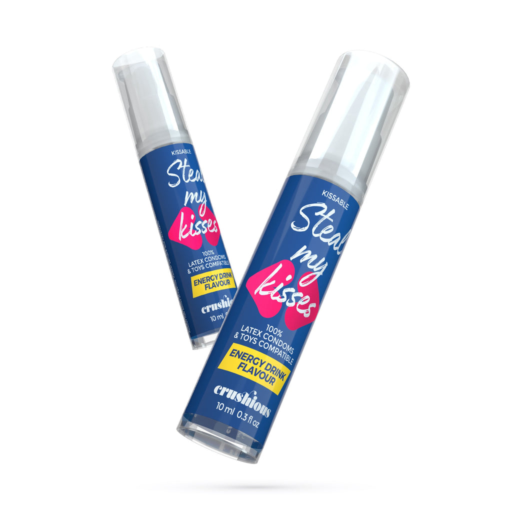 Steal My Kisses: lubrificante e stimolatore liquido al gusto di enrgy drink. Confezione da 10ml.