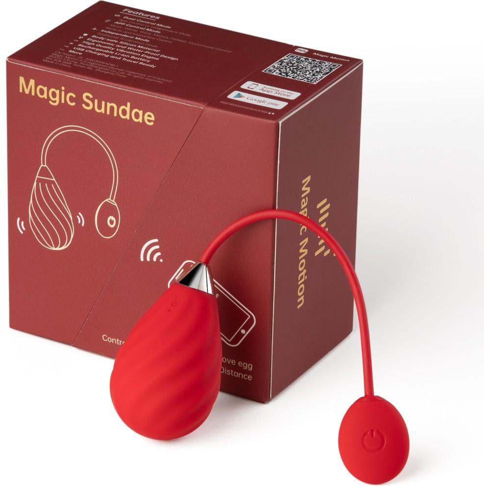 Vibratore MagicSundae: ovetto vibrante telecomandato per uso vaginale. Materiale: silicone ipoallergenico.