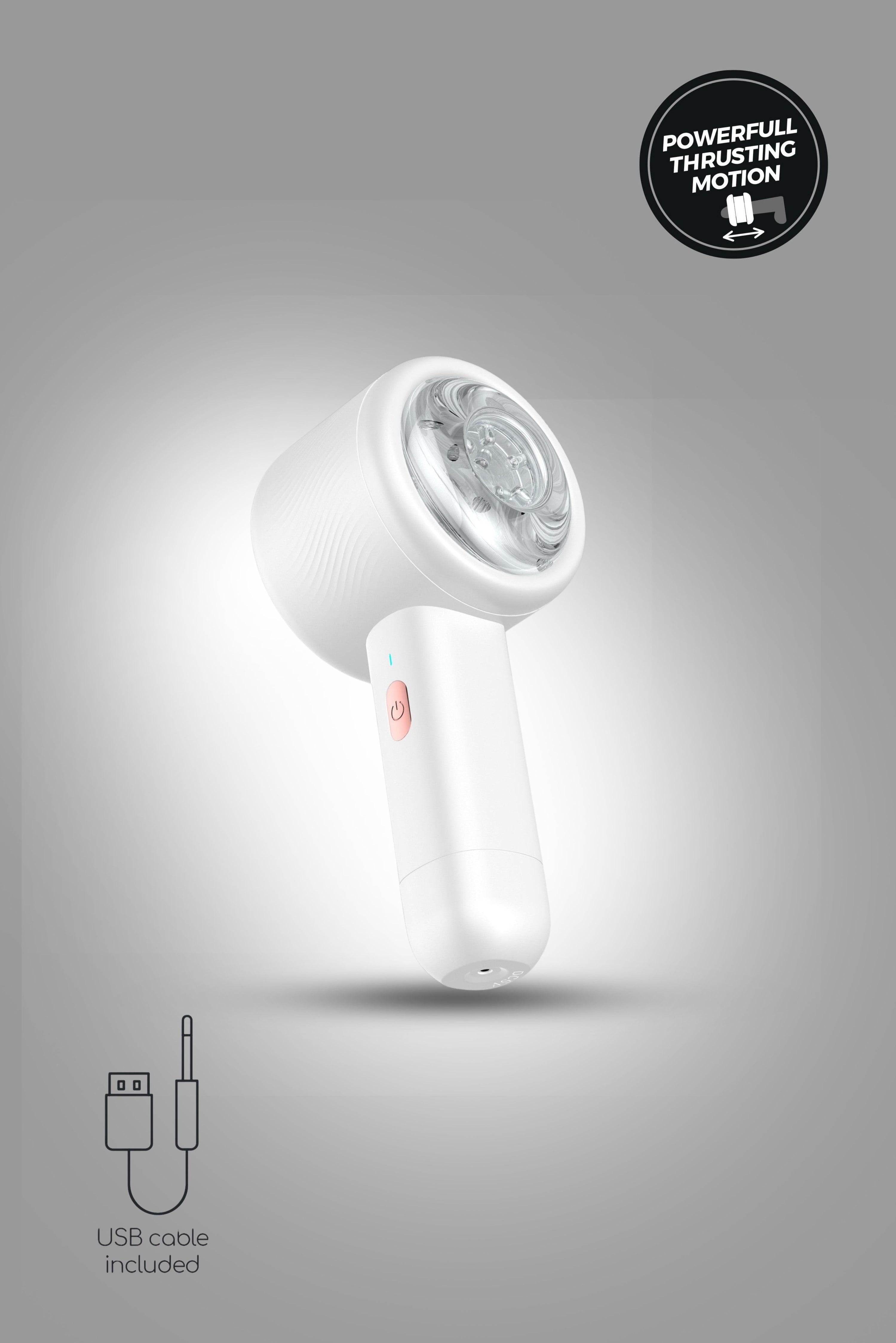 6 diverse modalità di spinta per una masturbazione completamente hands-free e zero fatica. La guaina interna in morbido e abbraccia il pene, mentre il sistema di pressione si prende cura del tuo piacere in modo 100% sicuro: se lo spingi troppo in profondità e rischi di farti male, Sperminator si ferma da solo prima che succeda! 