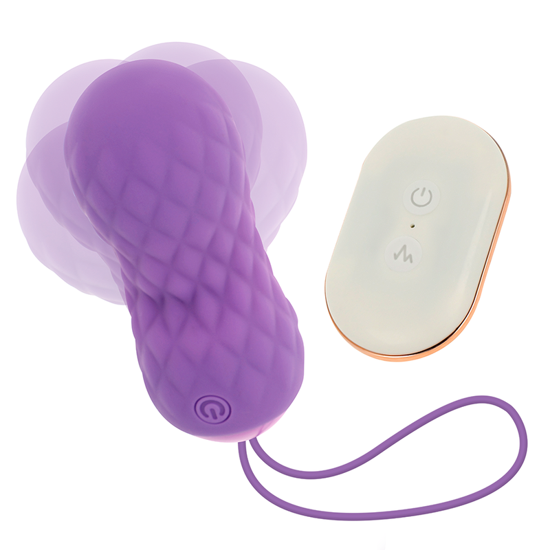 SexToy ovetto vibrante telecomandato OhMama: ovetto vaginale con telecomando per il controllo a distanza. Tascabile, materiale ipoallergenico.