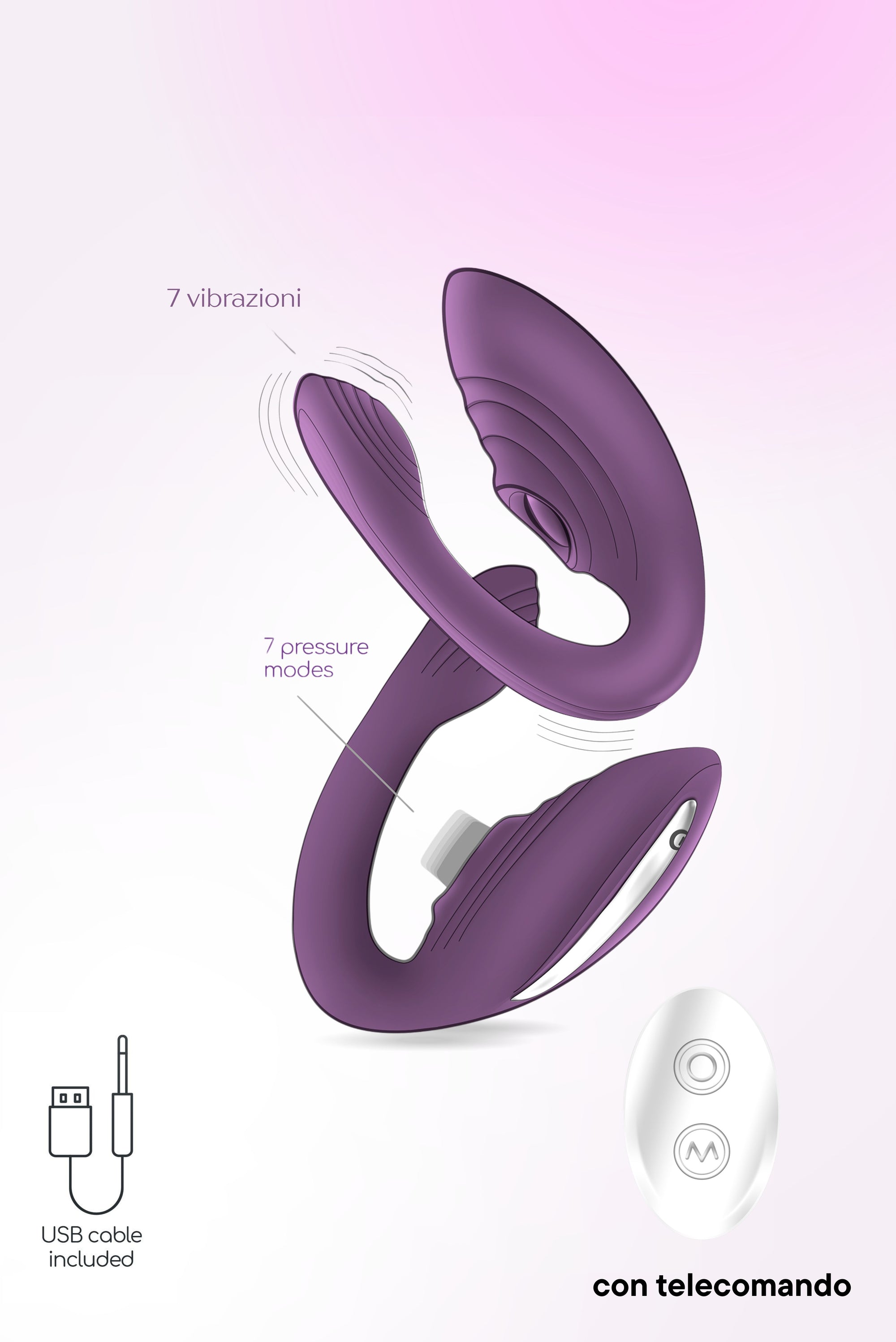 Il piacere che batte...davvero forte. Ti hanno mai detto che il piacere “va conquistato”? Nah. Con l'ovetto vaginale 2IN1 Sbattimi, il piacere… ti viene incontro. 