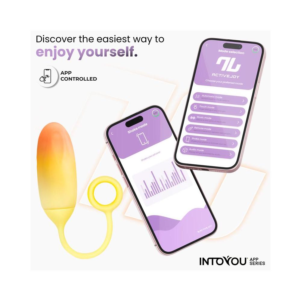 IntoYou: Ovetto vaginale vibrante con applicazione integrata per il controllo da remoto. Disponibile in 2 diverse colorazioni.