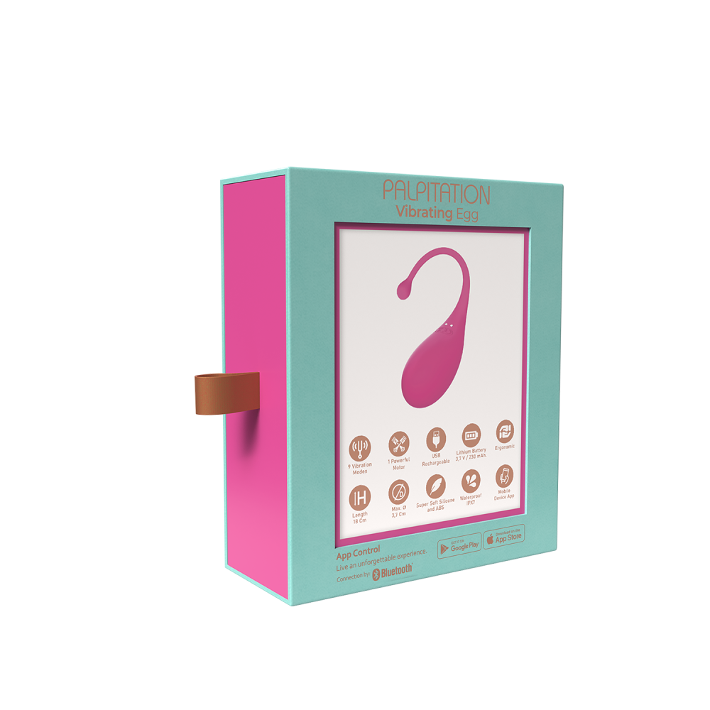 PALPITATION: sextoy ovetto vaginale multi-vibrazione telecomandato a distanza tramite applicazione per cellulare. 