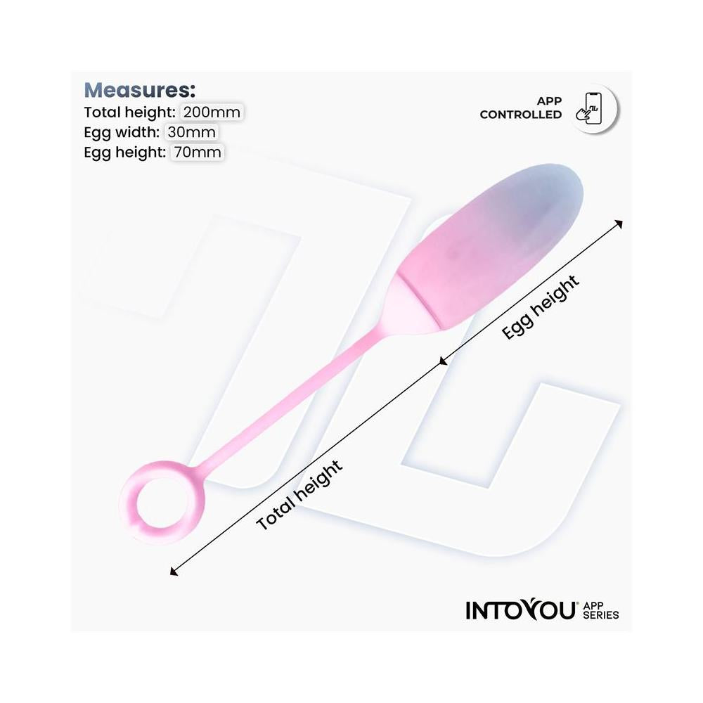 IntoYou: Ovetto vaginale vibrante con applicazione integrata per il controllo da remoto. Disponibile in 2 diverse colorazioni.