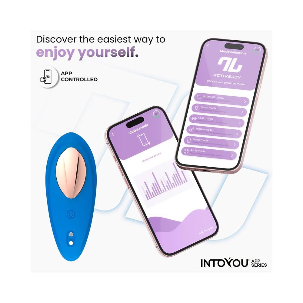 Vibratore Panty: sextoy da stimolazione esterna con calamita per l'aggancio alla biancheria intima. 10 modalità di vibrazione diverse, SexToy compatibile con applicazione per il controllo a distanza e da remoto. Materiale: Silicone premium. 