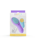 Sextoy per lei / per coppie: vibratore ovetto vaginale partyColor con calamita per L’aggancio alla biancheria intima e telecomando per il controllo a distanza (limite distanza: 10m ).