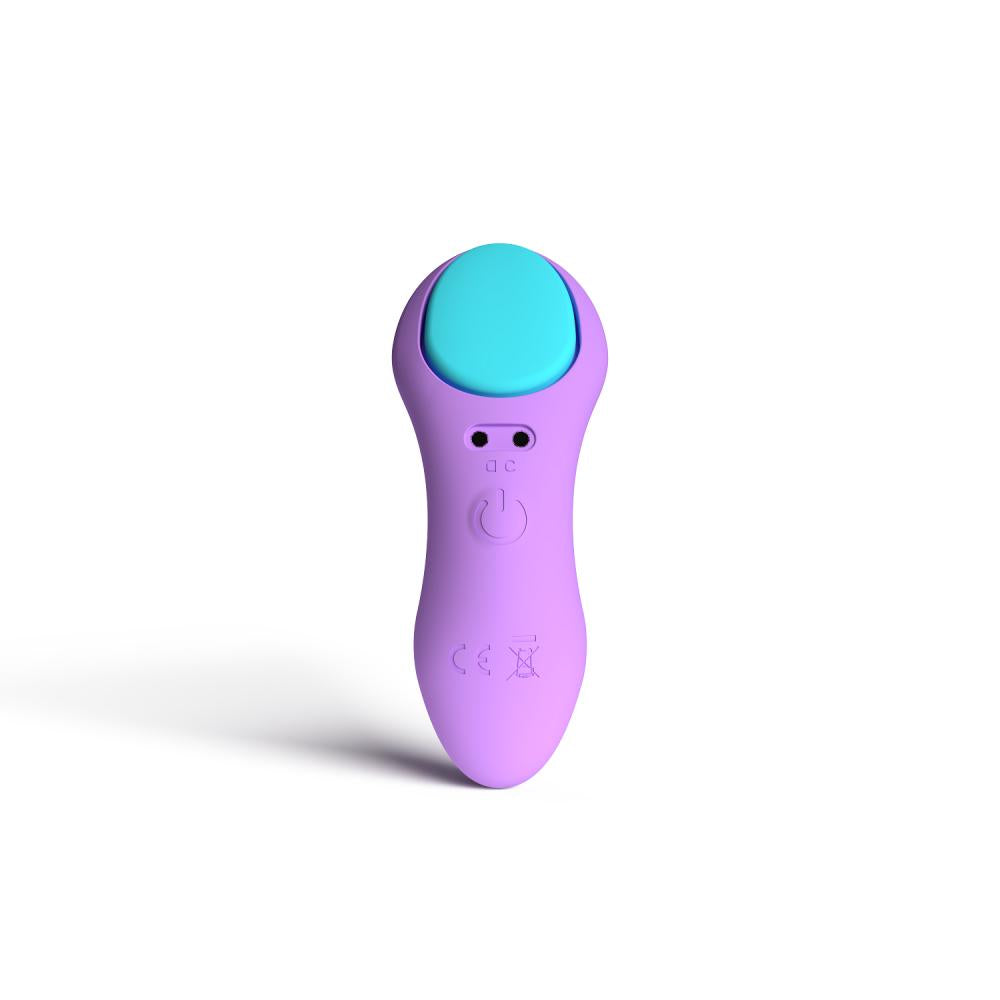 Sextoy per lei / per coppie: vibratore ovetto vaginale partyColor con calamita per L’aggancio alla biancheria intima e telecomando per il controllo a distanza (limite distanza: 10m ).