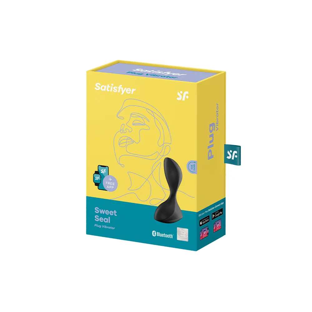 Plug Vibrante telecomandato con applicazione integrata per il controllo a distanza, marca: satisfyer
