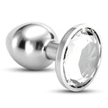 SexToy Plug anale con stoppino decorato da brillantte, Dimensione S - small.