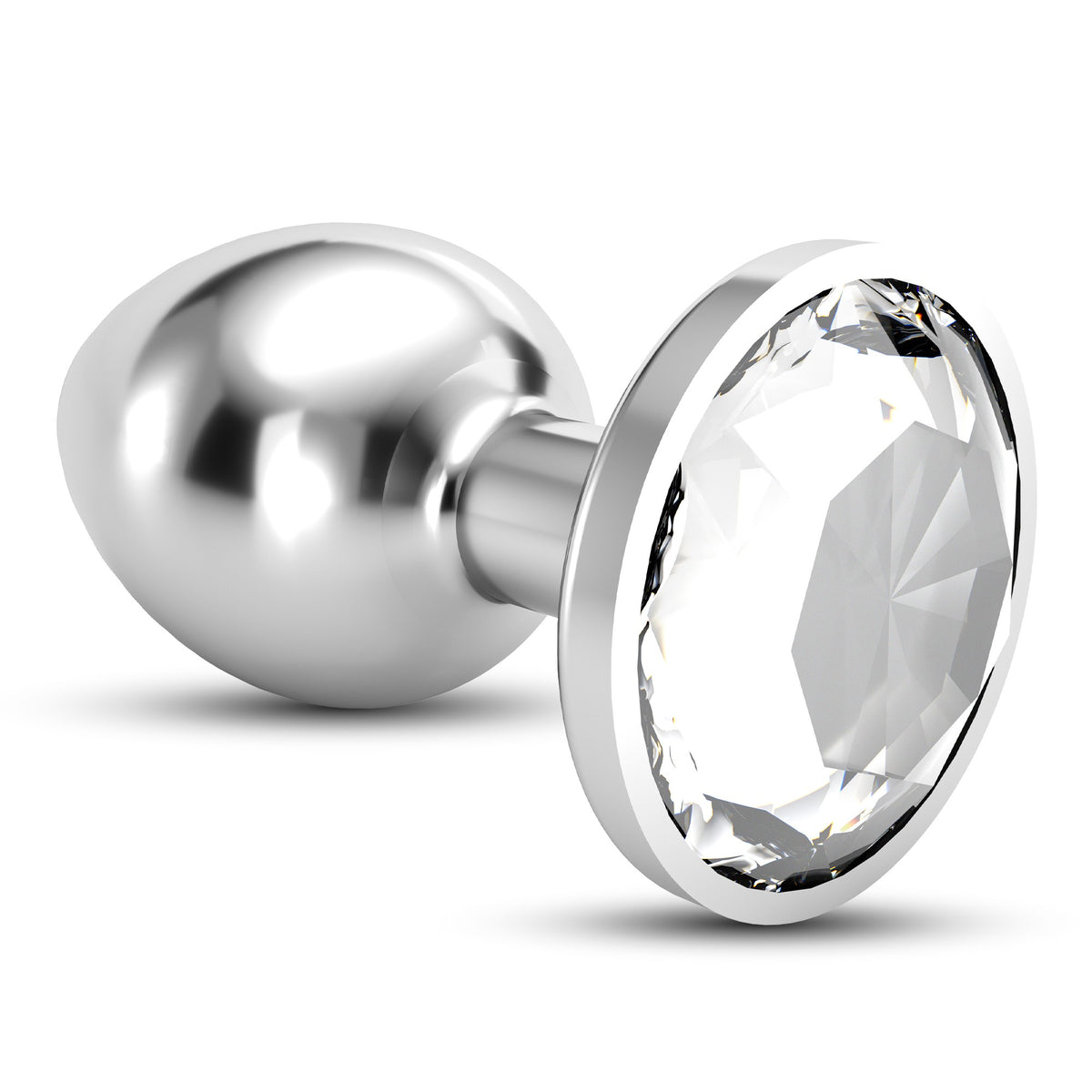 SexToy Plug anale con stoppino decorato da brillantte, Dimensione S - small.