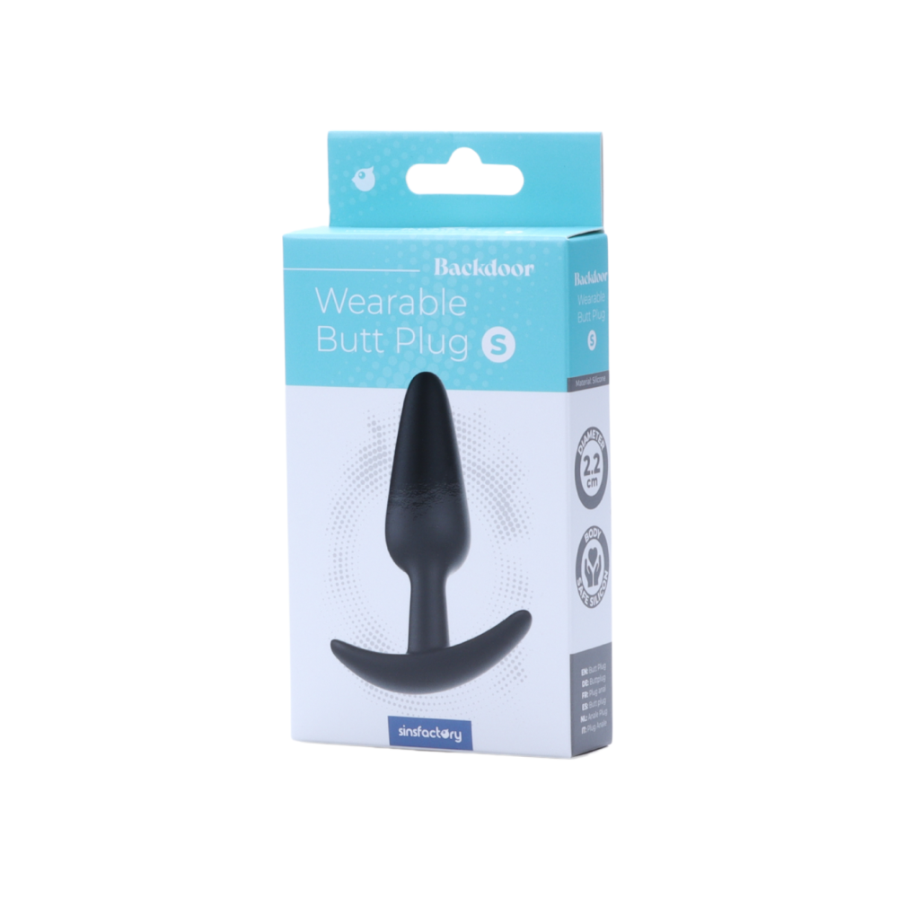Il Plug Small BlackDoor è il partner perfetto per chi vuole esplorare senza paura (ma con un gran sorriso). Piccolo, morbido e super easy da inserire, è il punto di partenza ideale per chi vuole scoprire il lato B del piacere, da solə o in coppia.